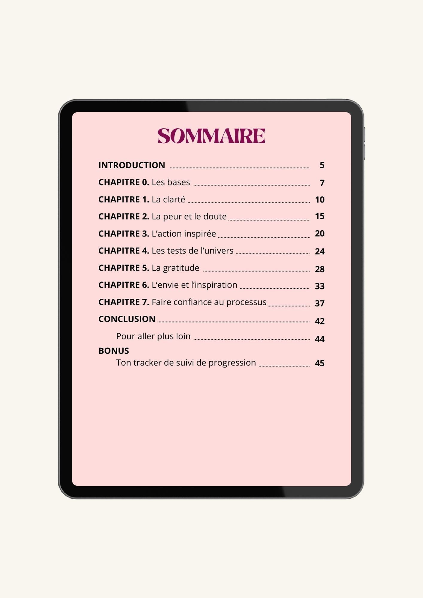 E-book - Sept étapes pour faire de la manifestation ta meilleure alliée