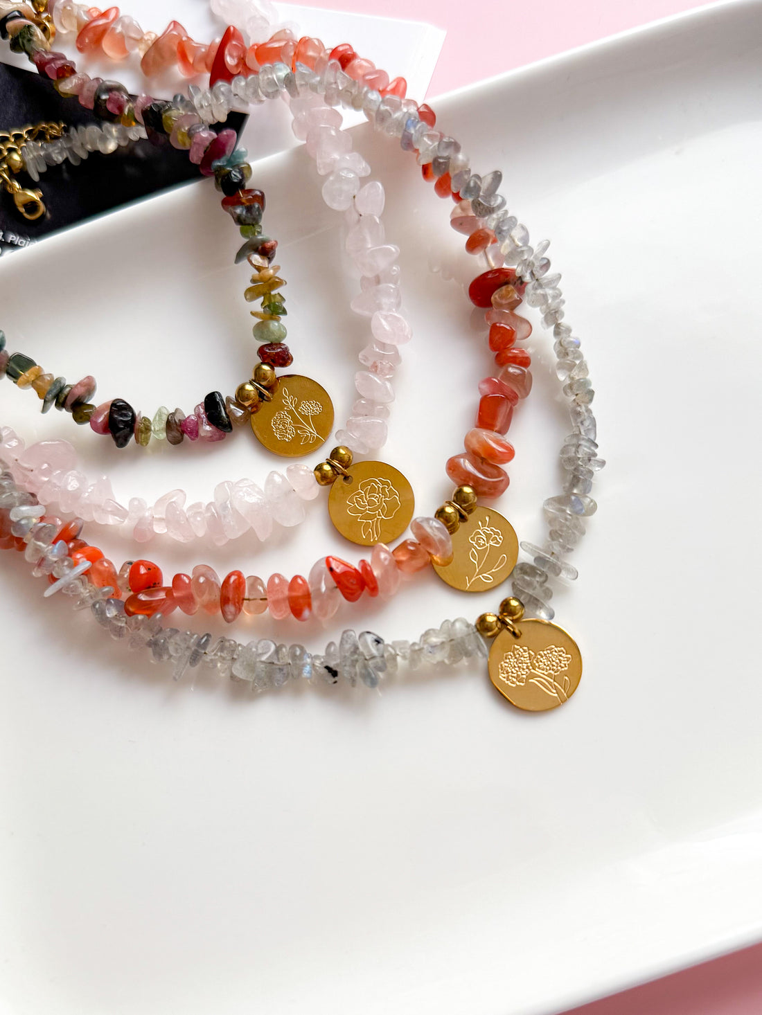 Collier CAMÉLIA personnalisable Fleur de Naissance