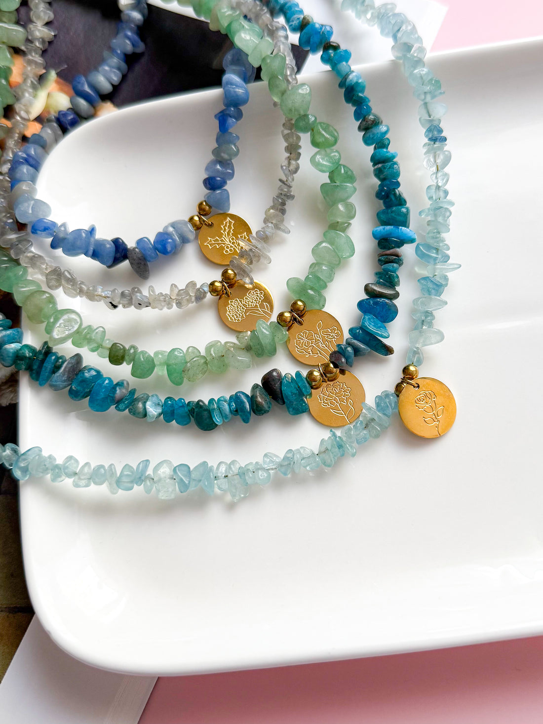 Collier CAMÉLIA personnalisable Fleur de Naissance