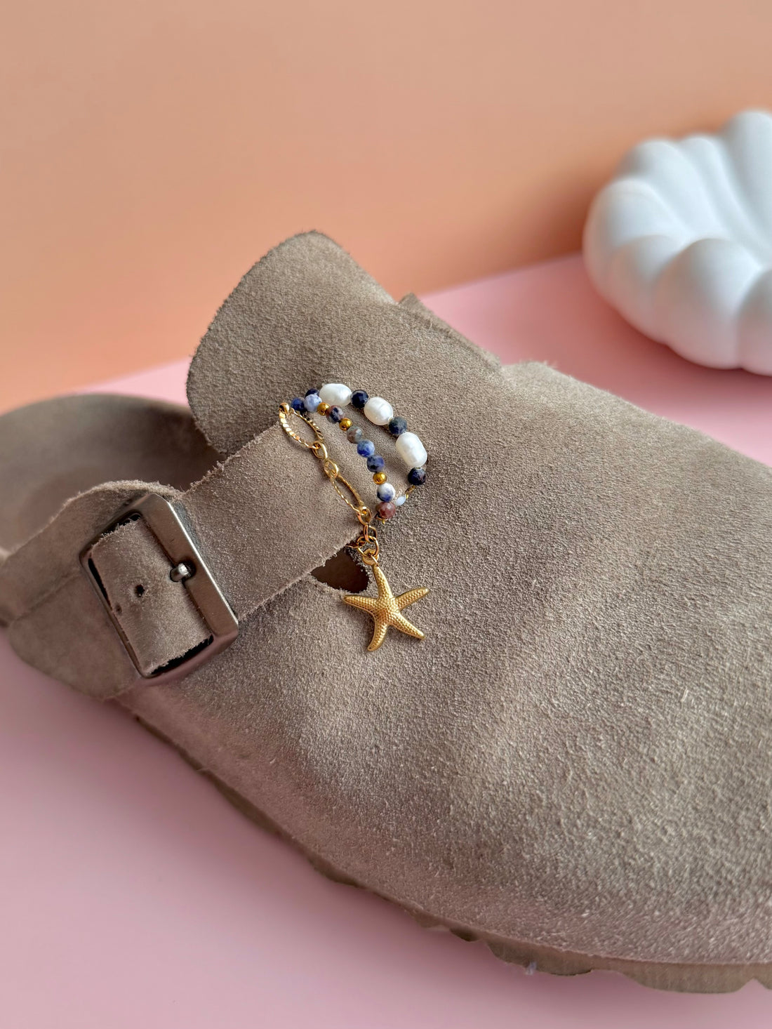 Bagues de birks - Sodalite & Perle d'eau douce