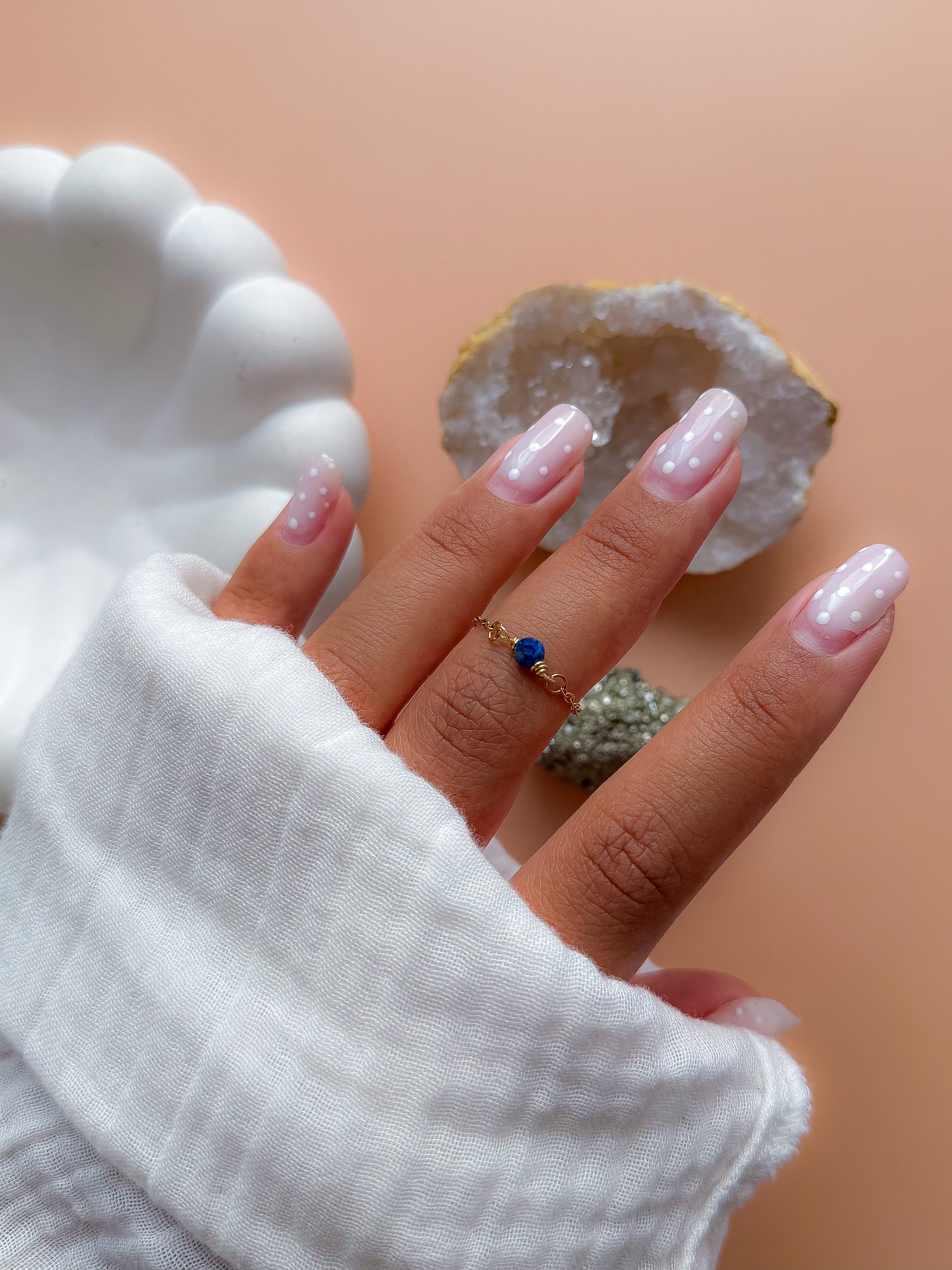 Bague ESMÉE 4mm base chaine personnalisable