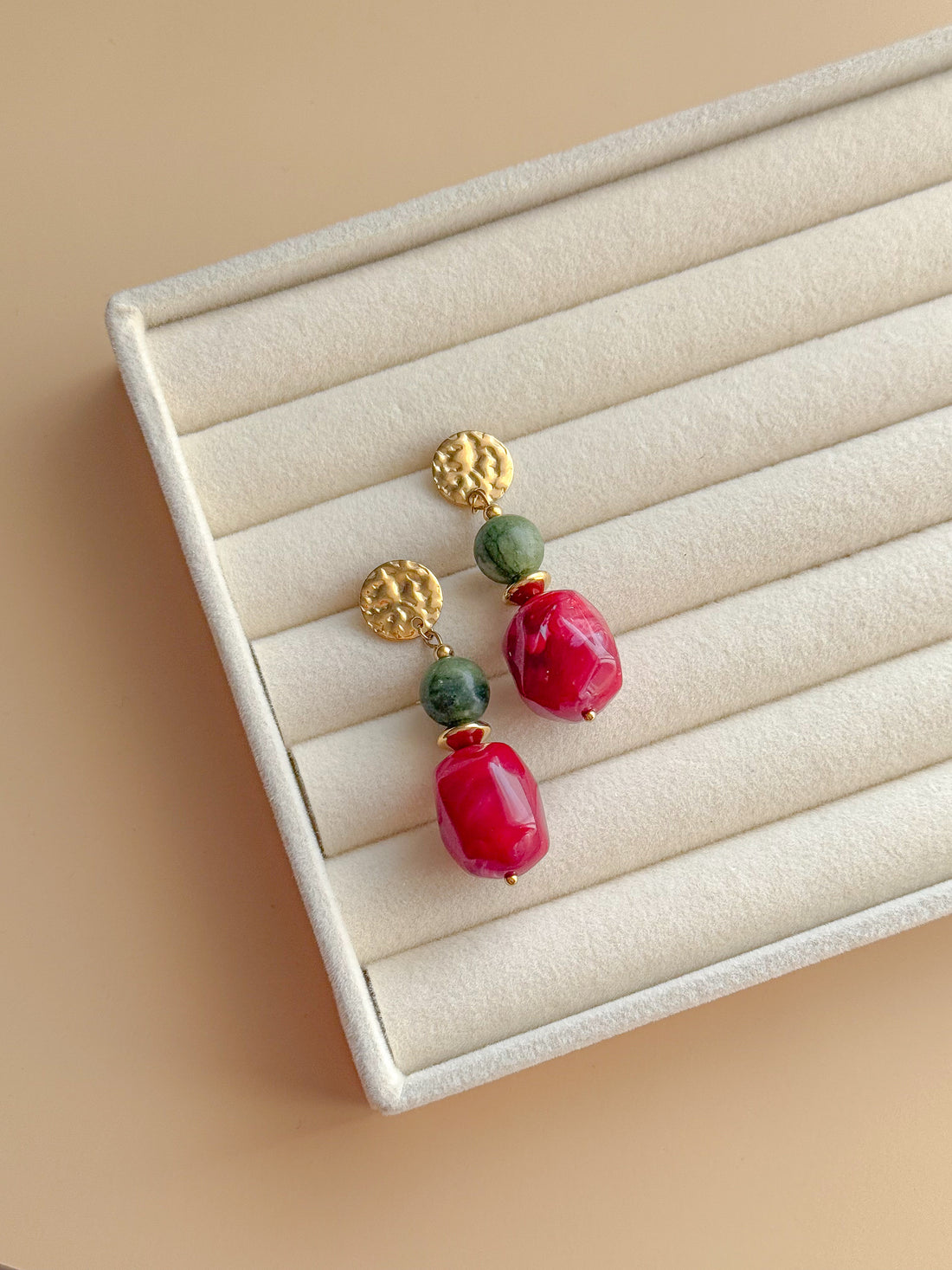 Pendientes PASCALE - Serpentina Verde