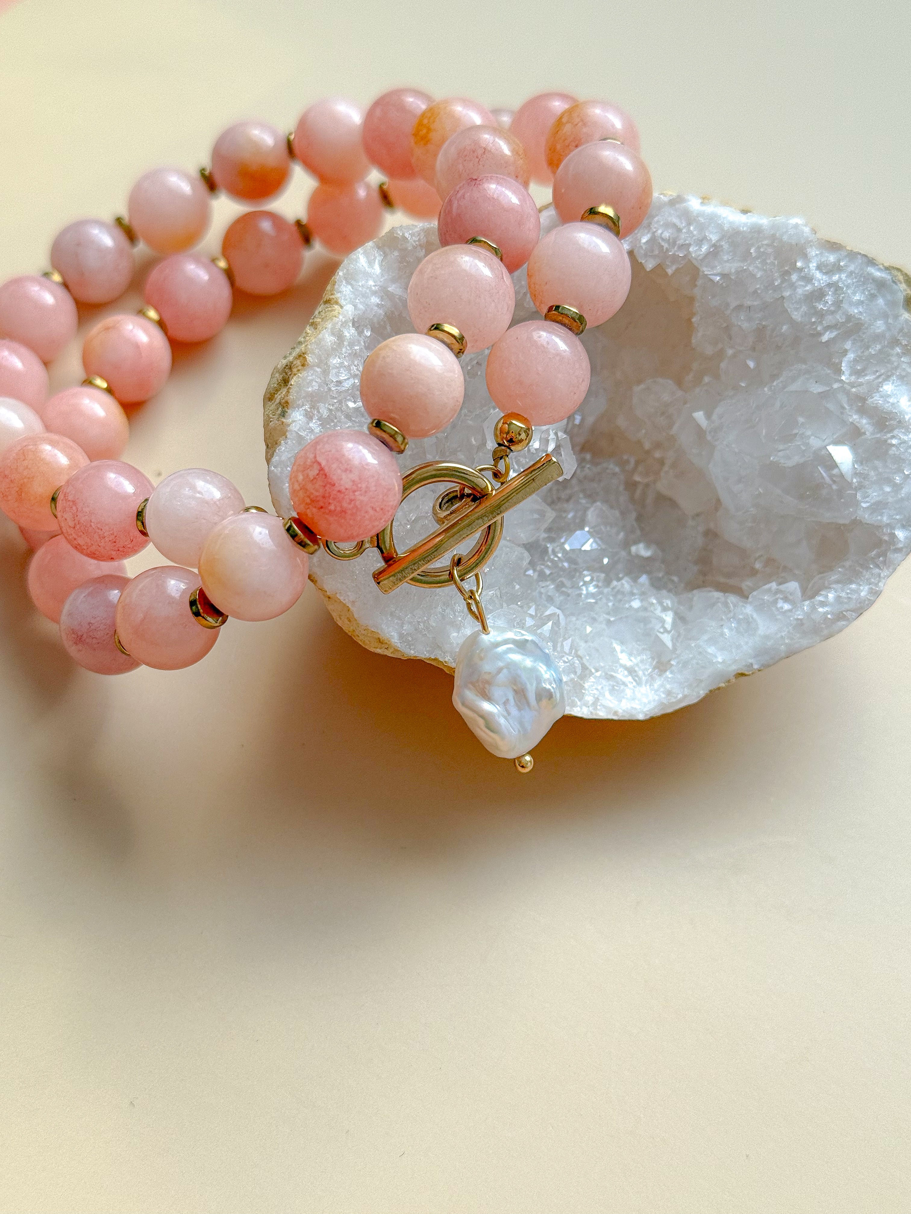 Collier DAHLIA Opale - Amour de soi, libération des émotions, créativité