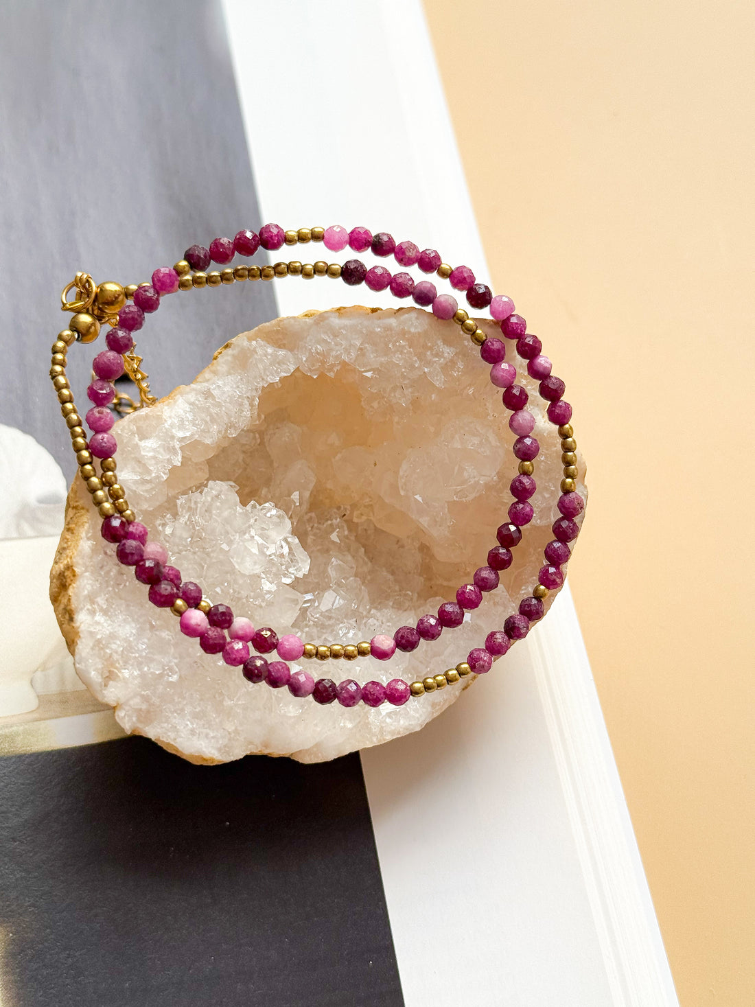 Collier IRIS Rubis - Feu intérieur, passion, affirmation de soi, courage