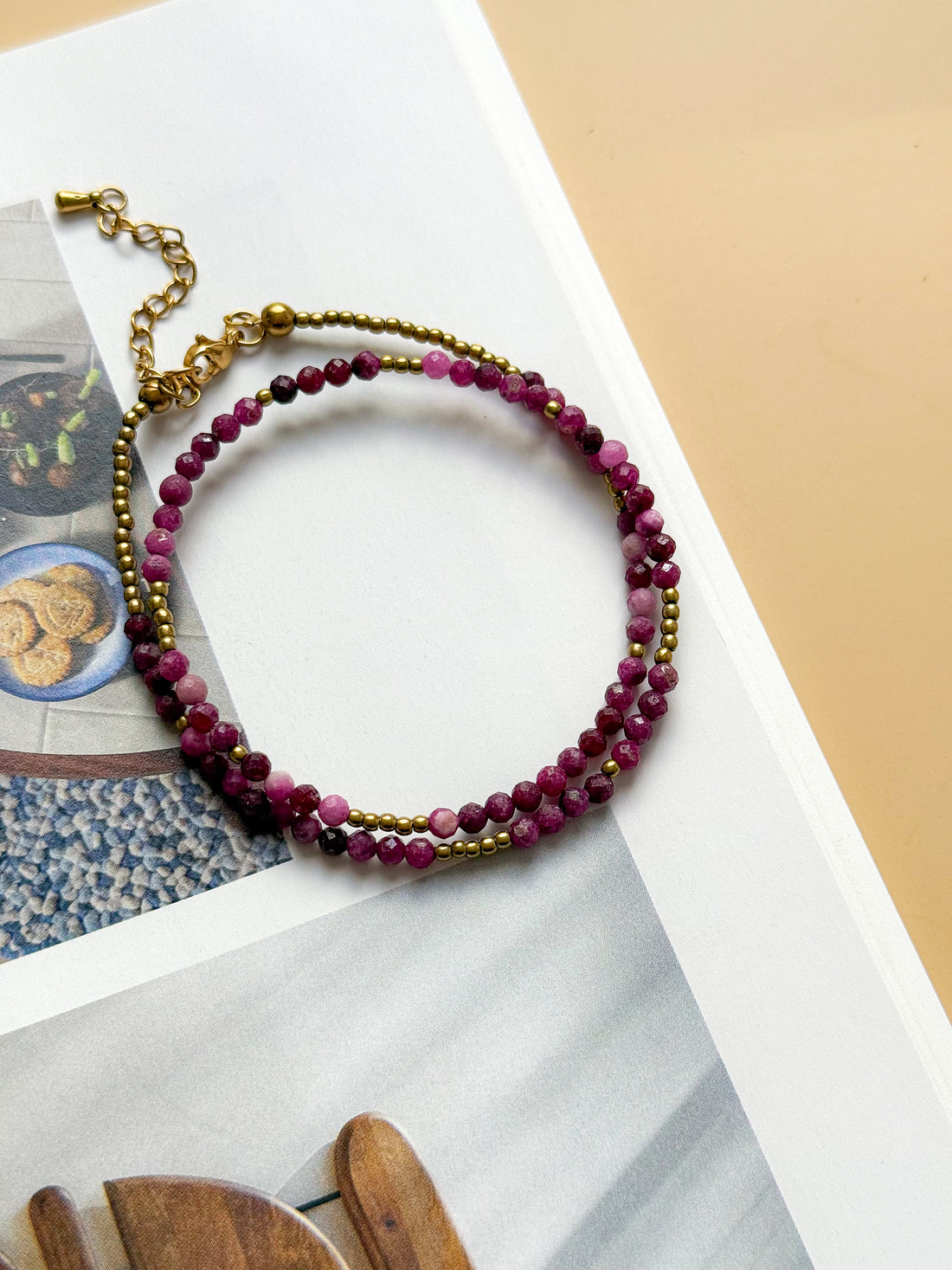 Collier IRIS Rubis - Feu intérieur, passion, affirmation de soi, courage