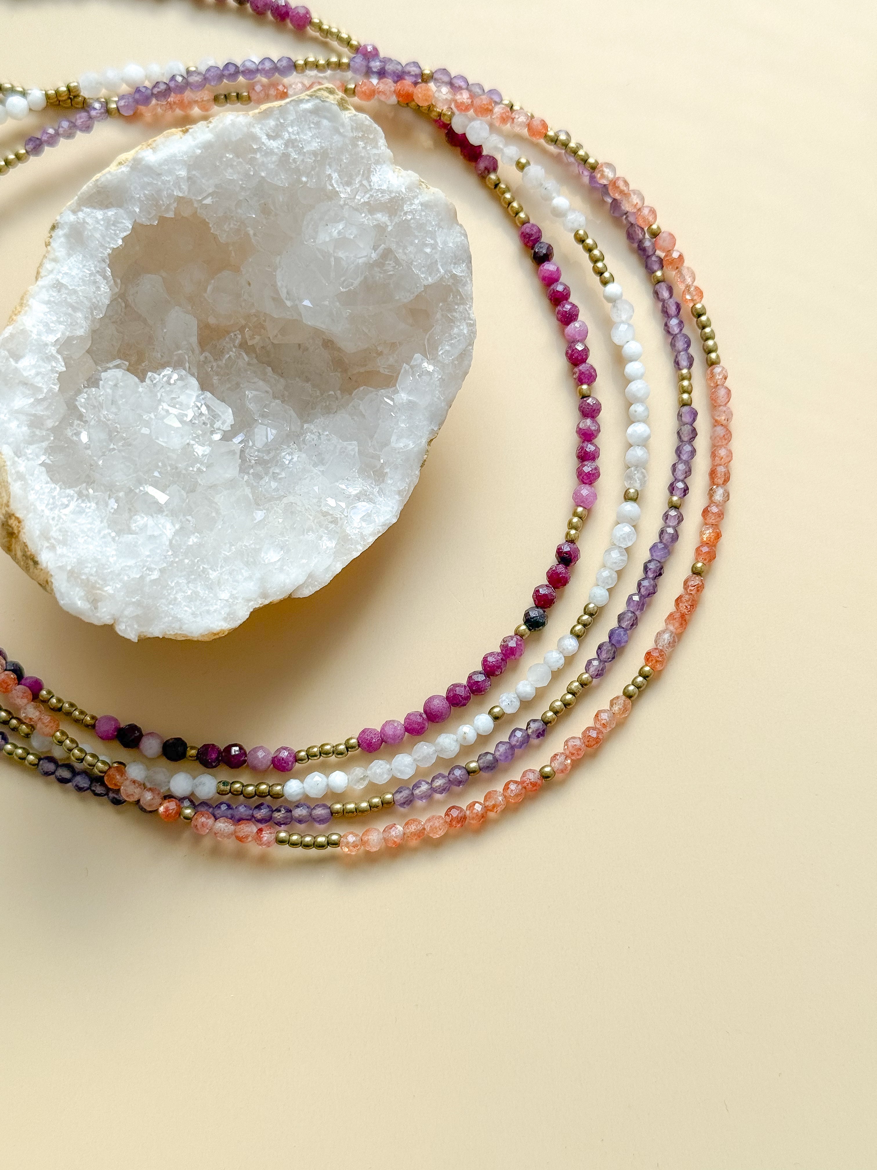 Collier IRIS Pierre de Soleil - Enthousiasme, assurance, confiance en soi