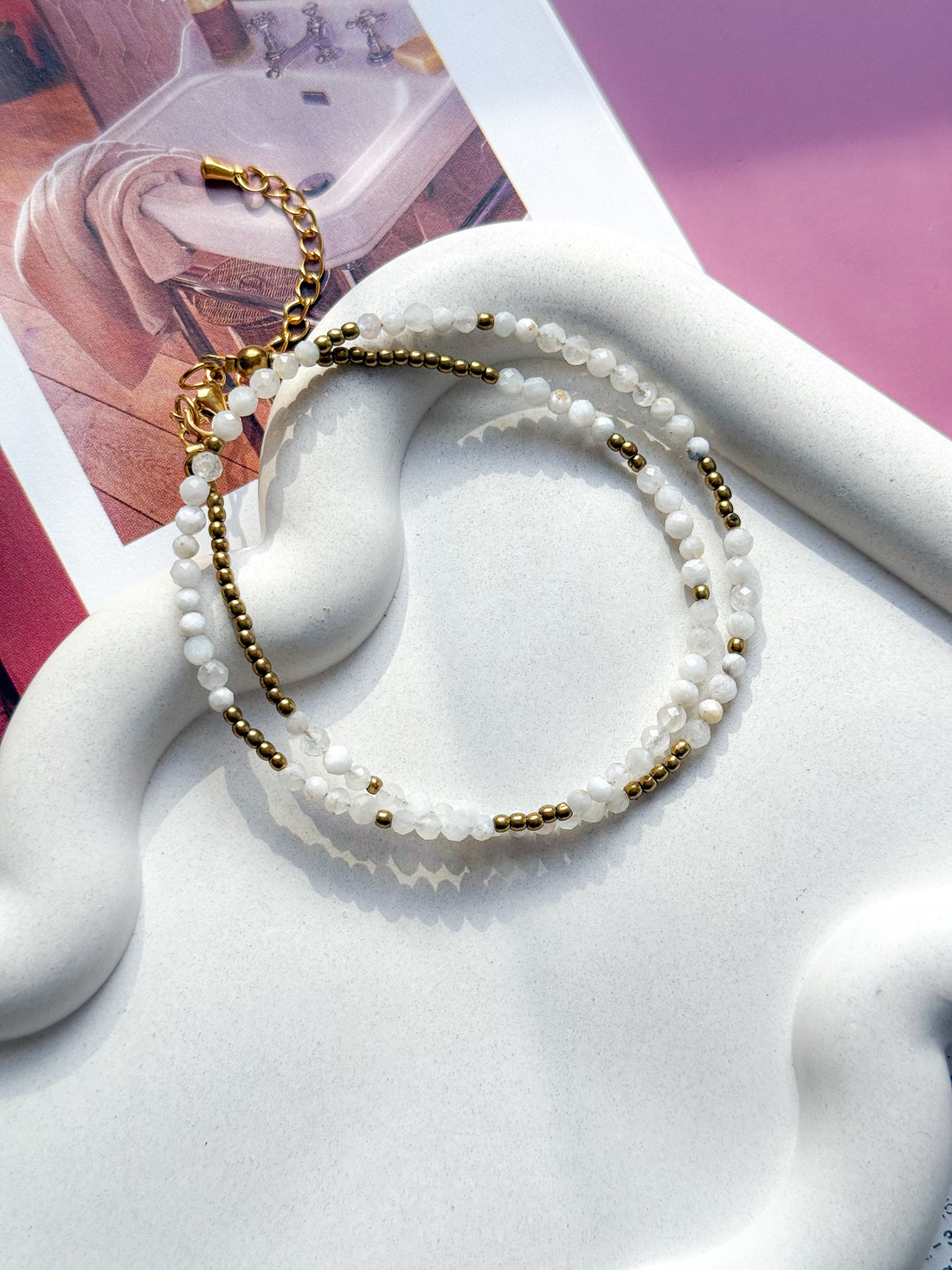 Collier IRIS Pierre de Lune - Équilibre intérieur, Intuition, féminité