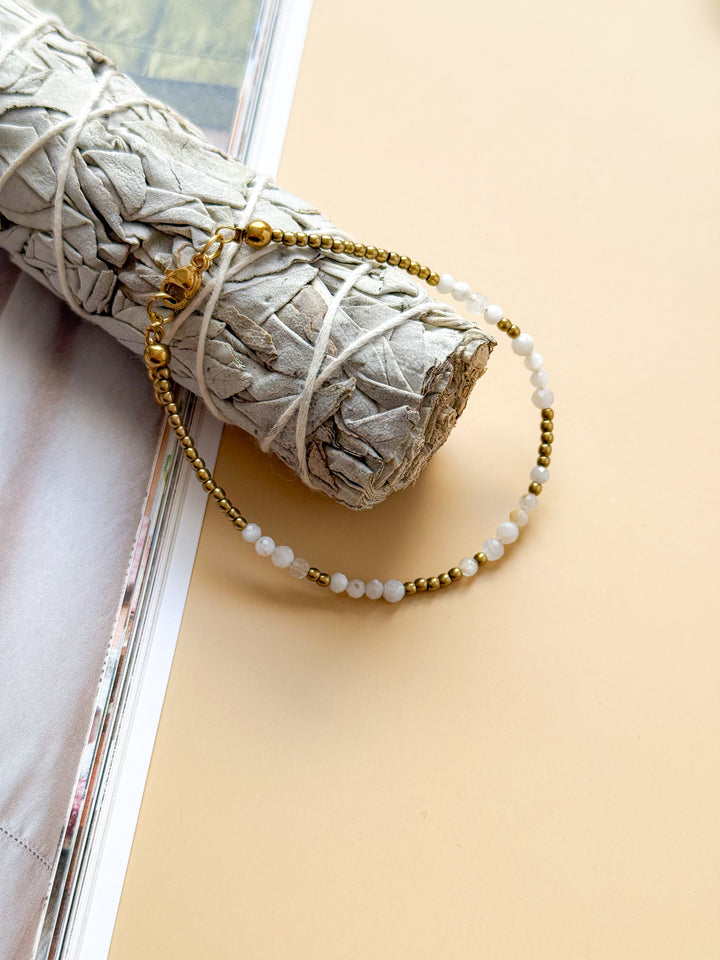 Bracelet IRIS Pierre de Lune - Équilibre intérieur, Intuition, féminité
