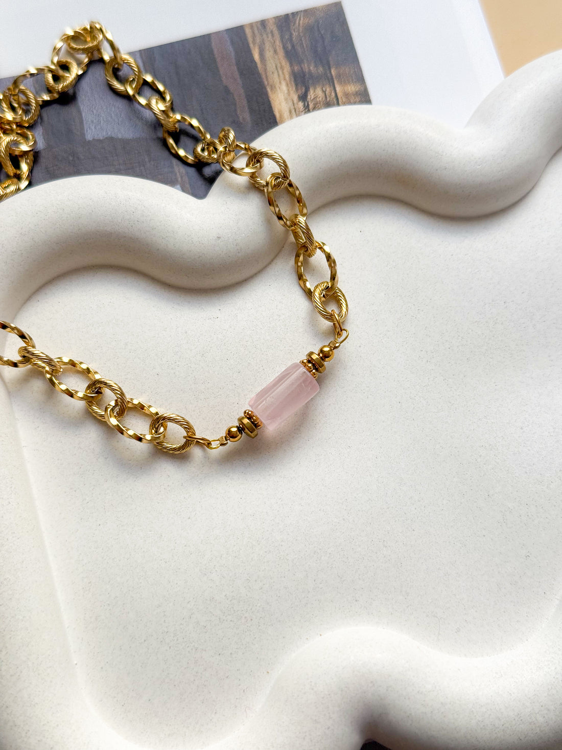 Collier LILAS Quartz rose - Confiance en soi, libération émotionnelle, ouverture du coeur