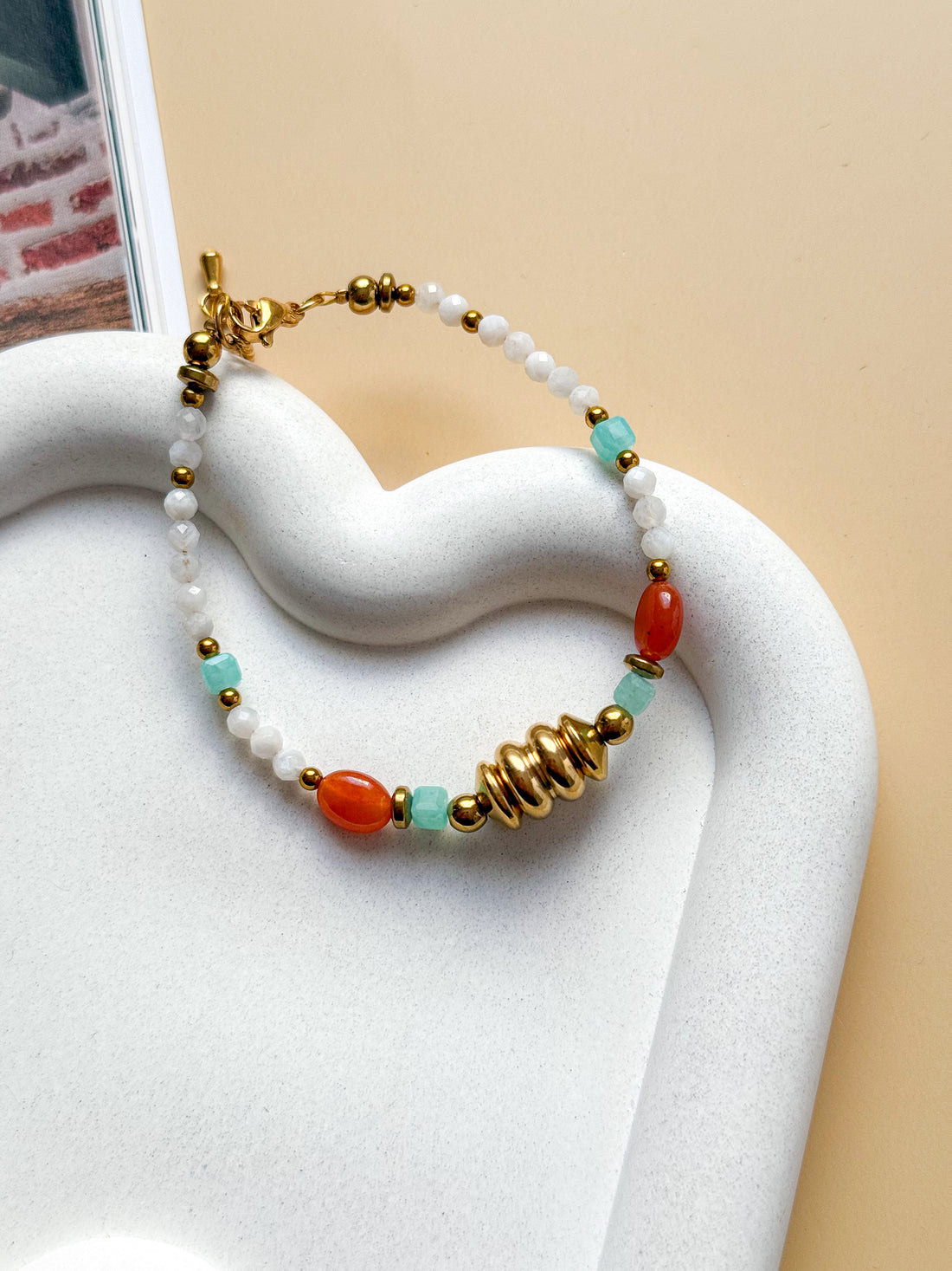 Bracelet FREESIA base Pierre de Lune - Connexion à soi, élan d'action, harmonie