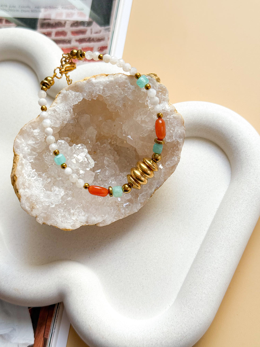 Bracelet FREESIA base Pierre de Lune - Connexion à soi, élan d'action, harmonie