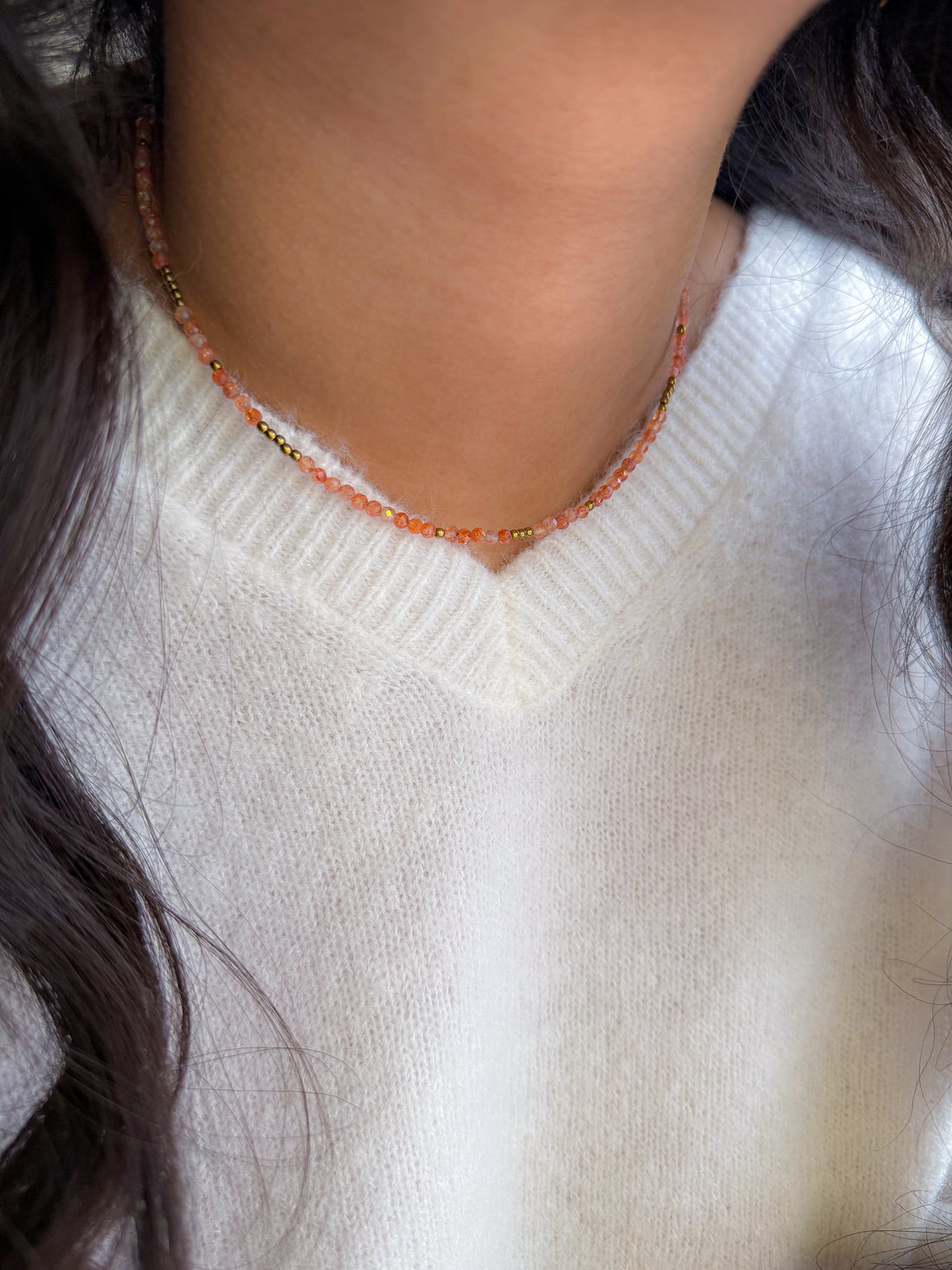 Collier IRIS Pierre de Soleil - Enthousiasme, assurance, confiance en soi