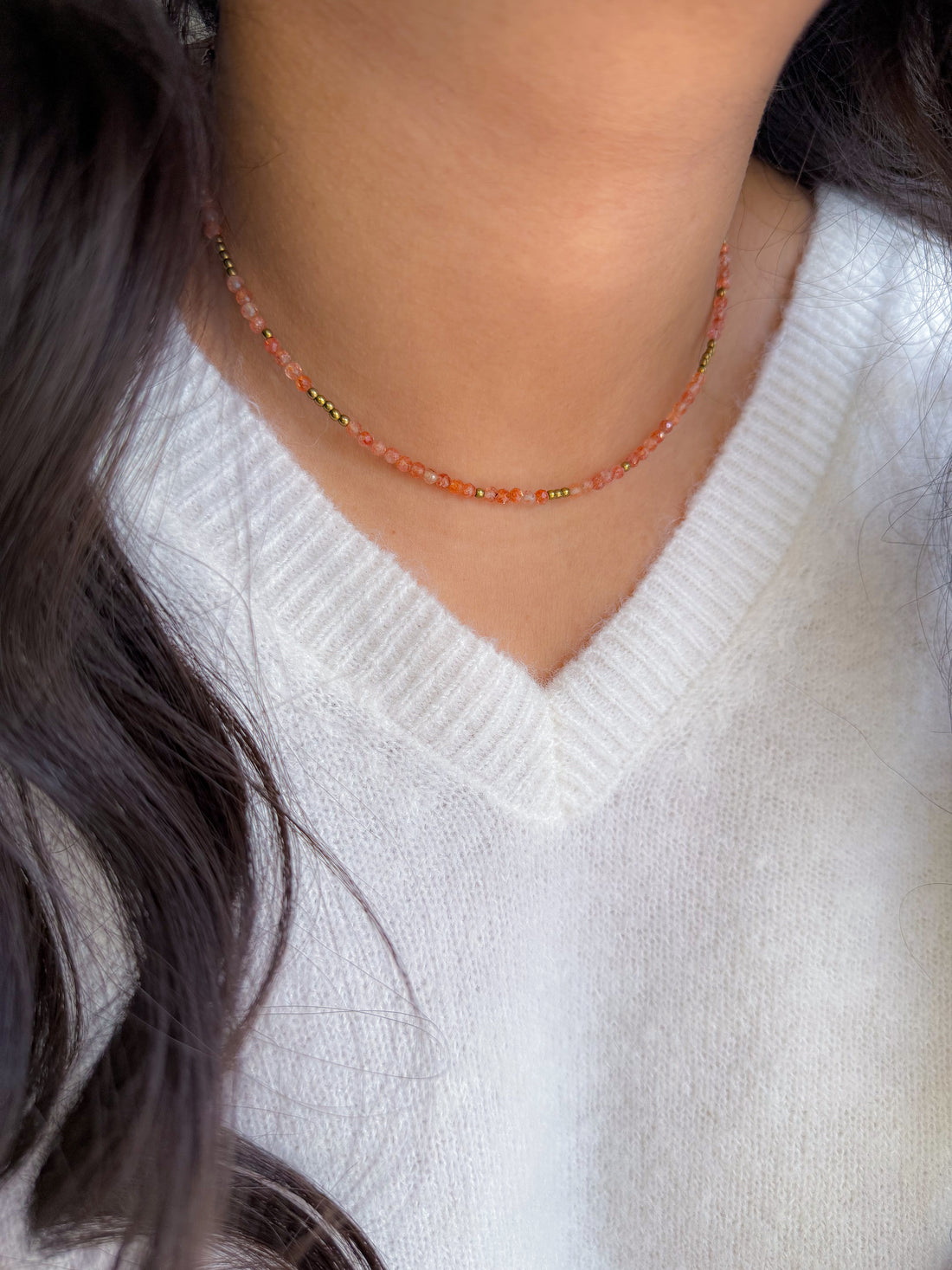 Collier IRIS Pierre de Soleil - Enthousiasme, assurance, confiance en soi