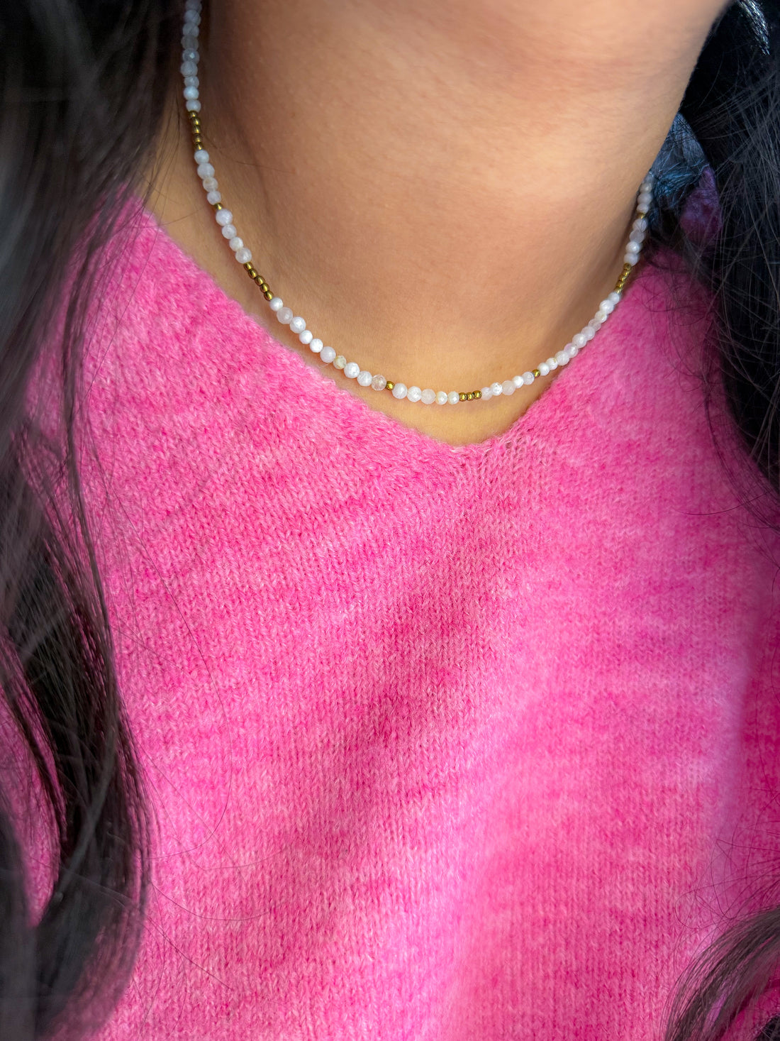 Collier IRIS Pierre de Lune - Équilibre intérieur, Intuition, féminité