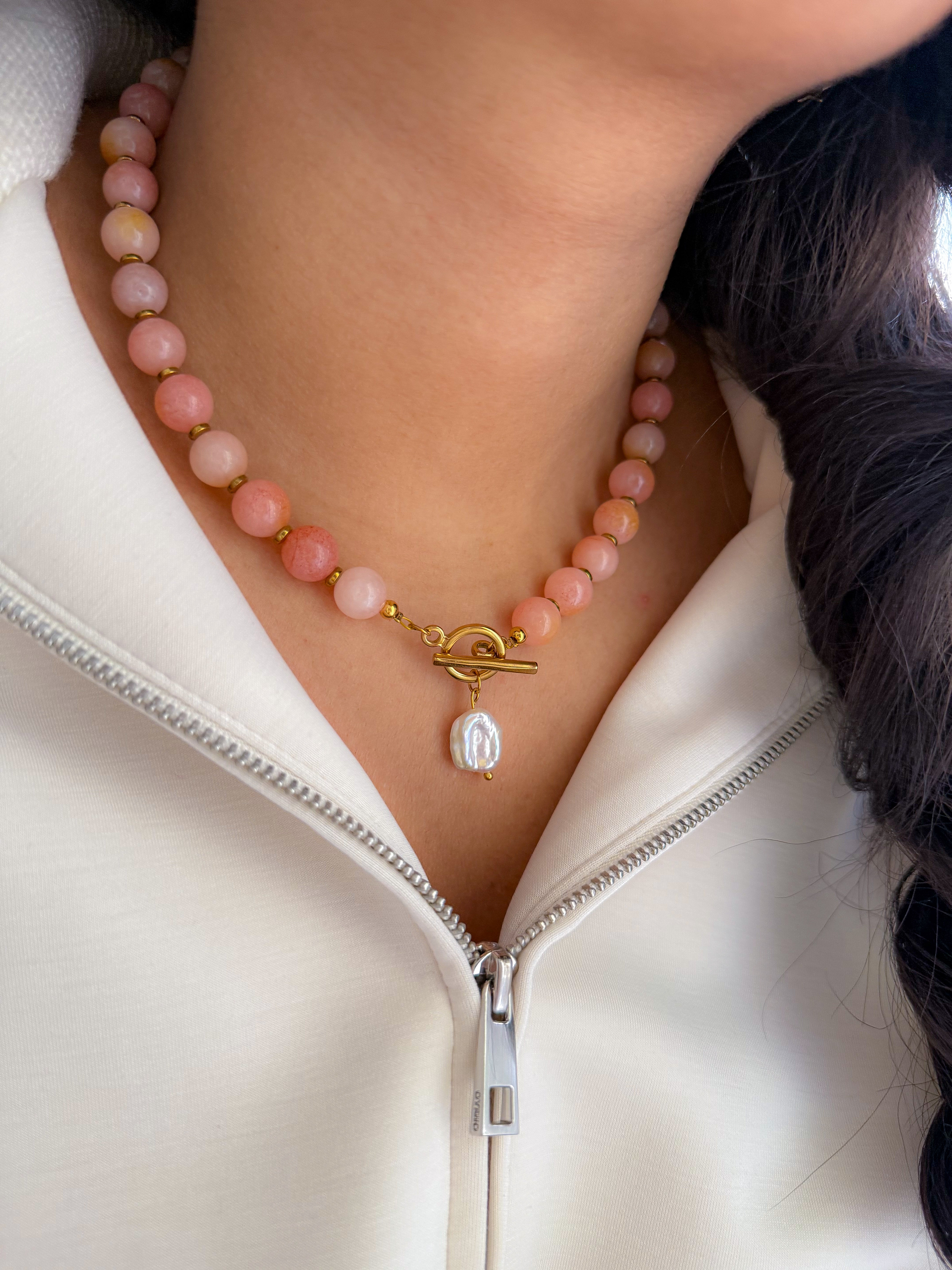 Collier DAHLIA Opale - Amour de soi, libération des émotions, créativité