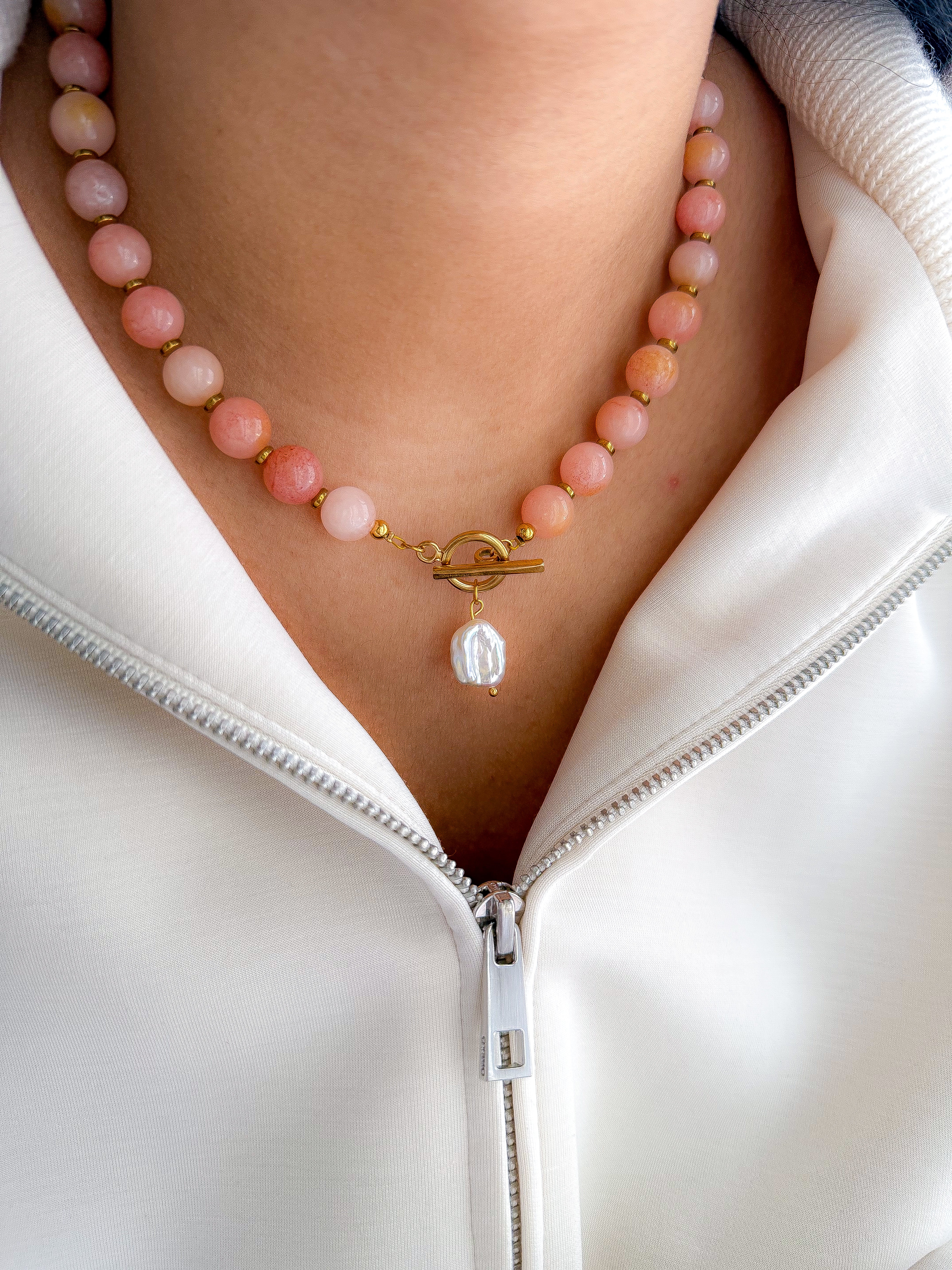 Collier DAHLIA Opale - Amour de soi, libération des émotions, créativité