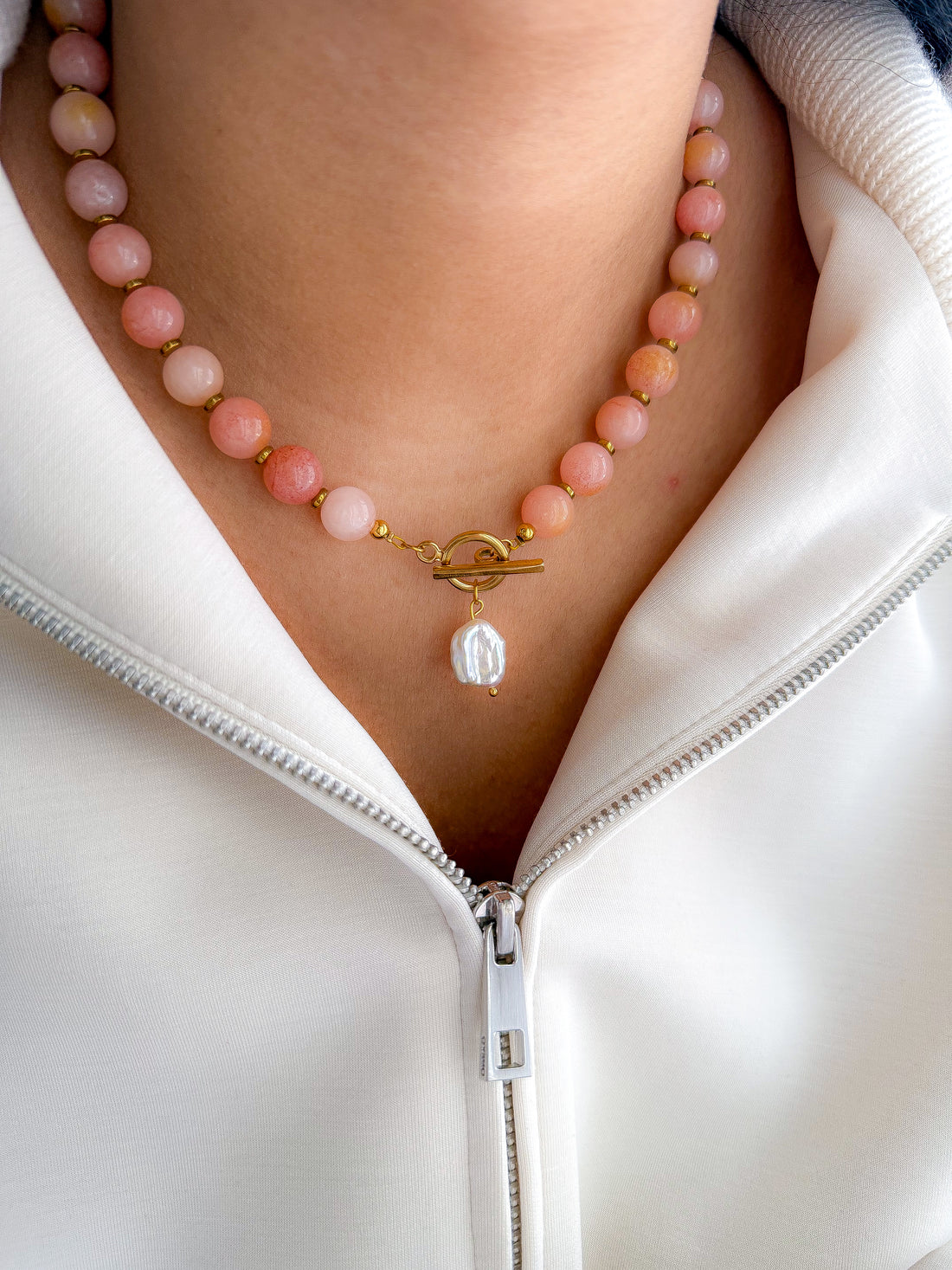 Collier DAHLIA Opale - Amour de soi, libération des émotions, créativité