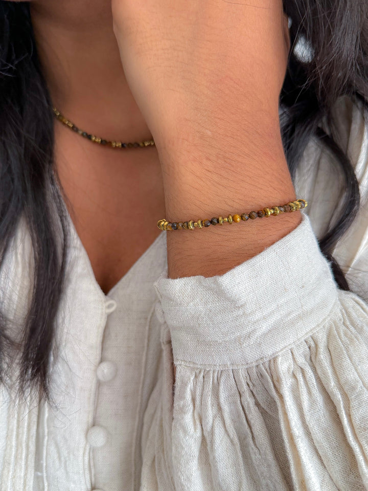 Bracelet PIERRETTE Oeil de Tigre - Protection, force intérieure, confiance en soi