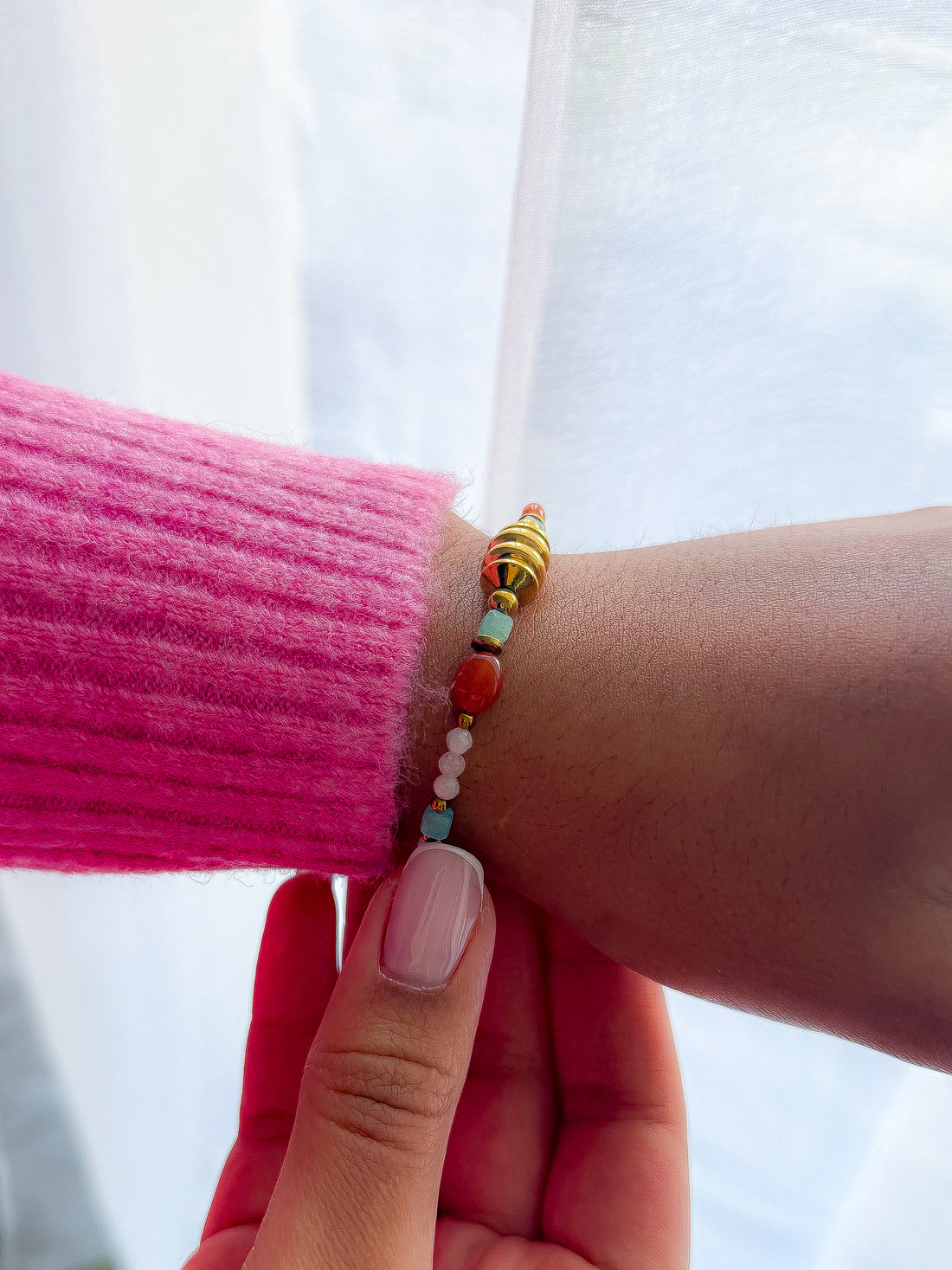 Bracelet FREESIA base Pierre de Lune - Connexion à soi, élan d'action, harmonie