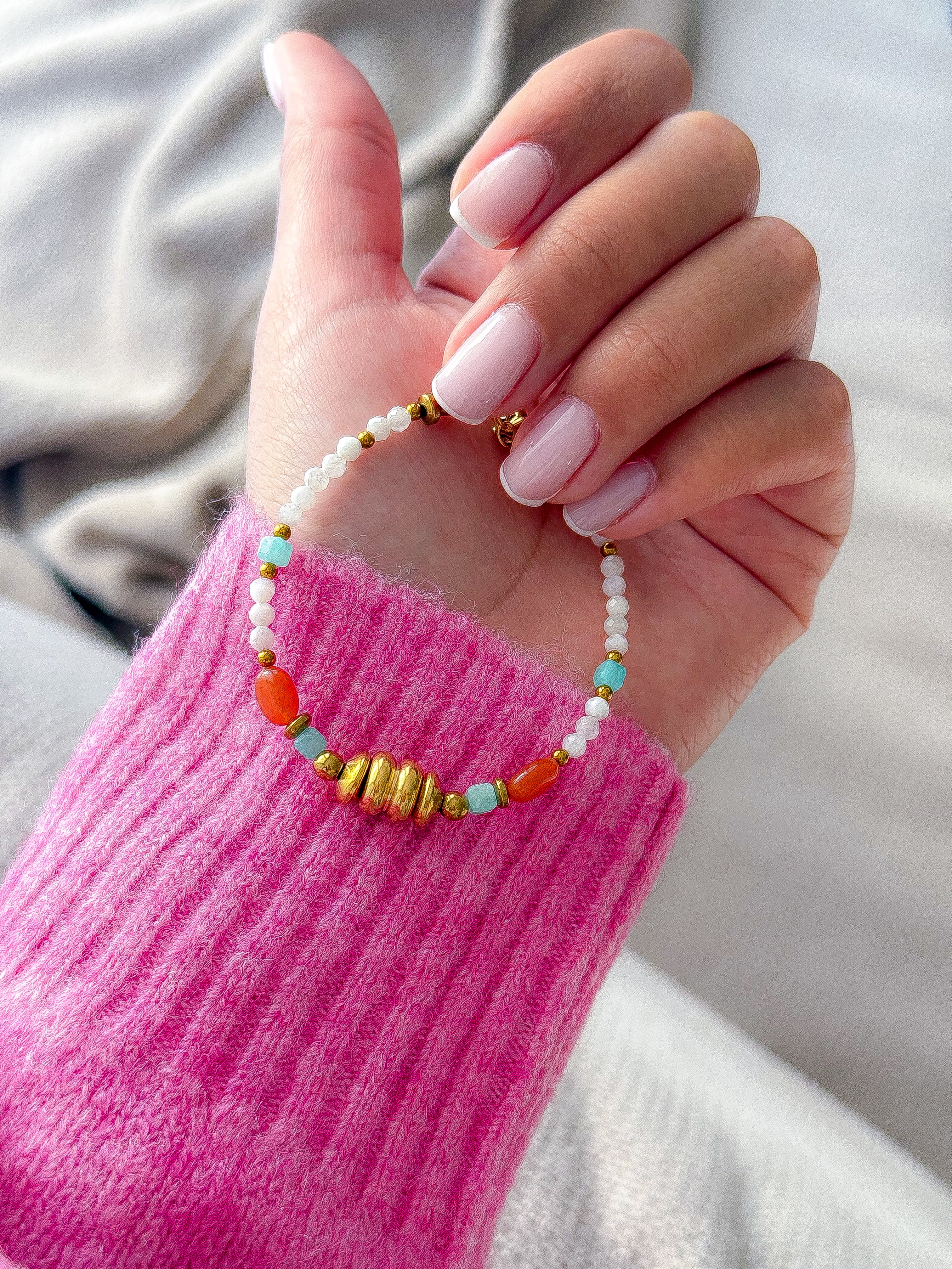 Bracelet FREESIA base Pierre de Lune - Connexion à soi, élan d'action, harmonie