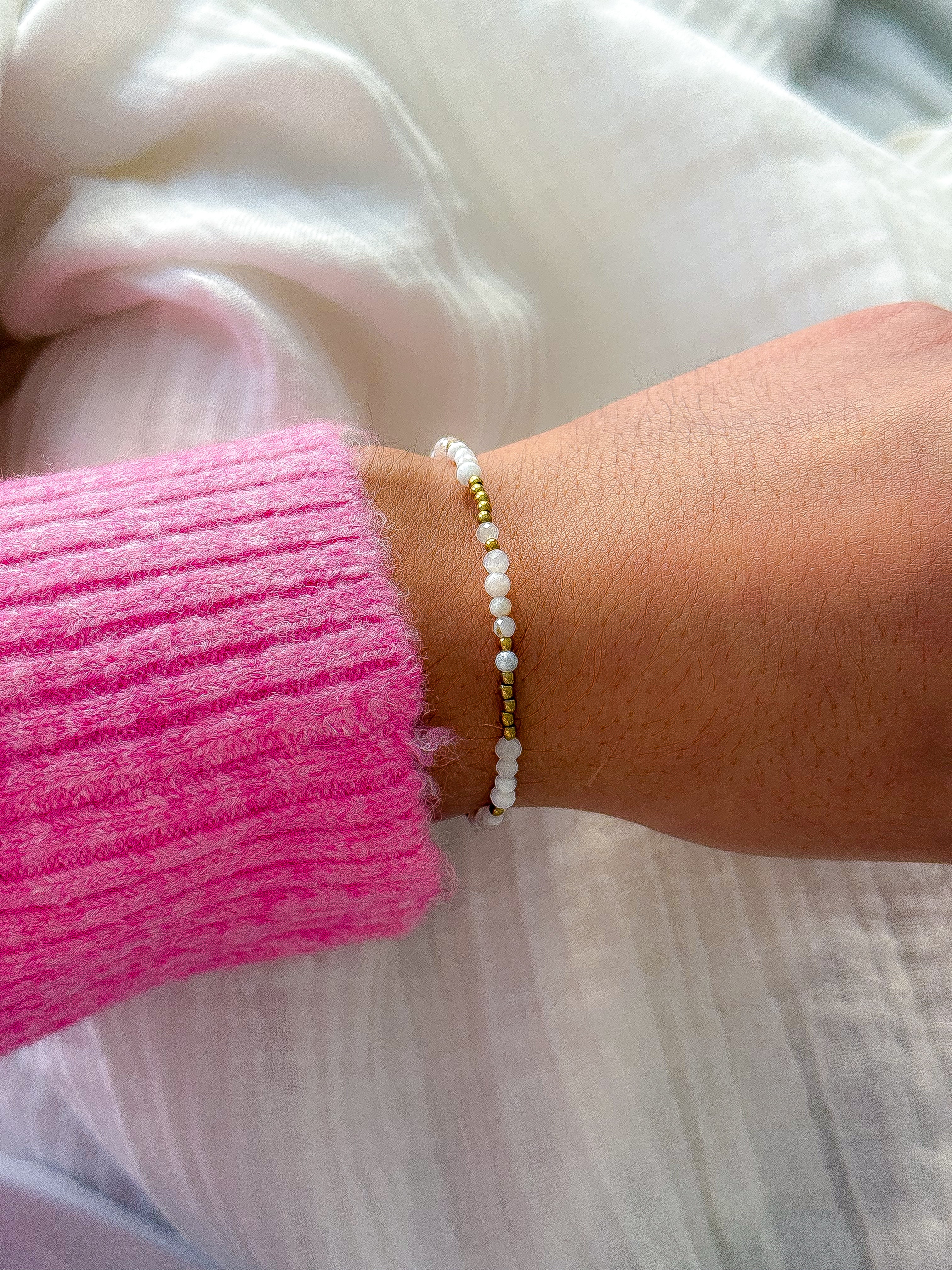 Bracelet IRIS Pierre de Lune - Équilibre intérieur, Intuition, féminité