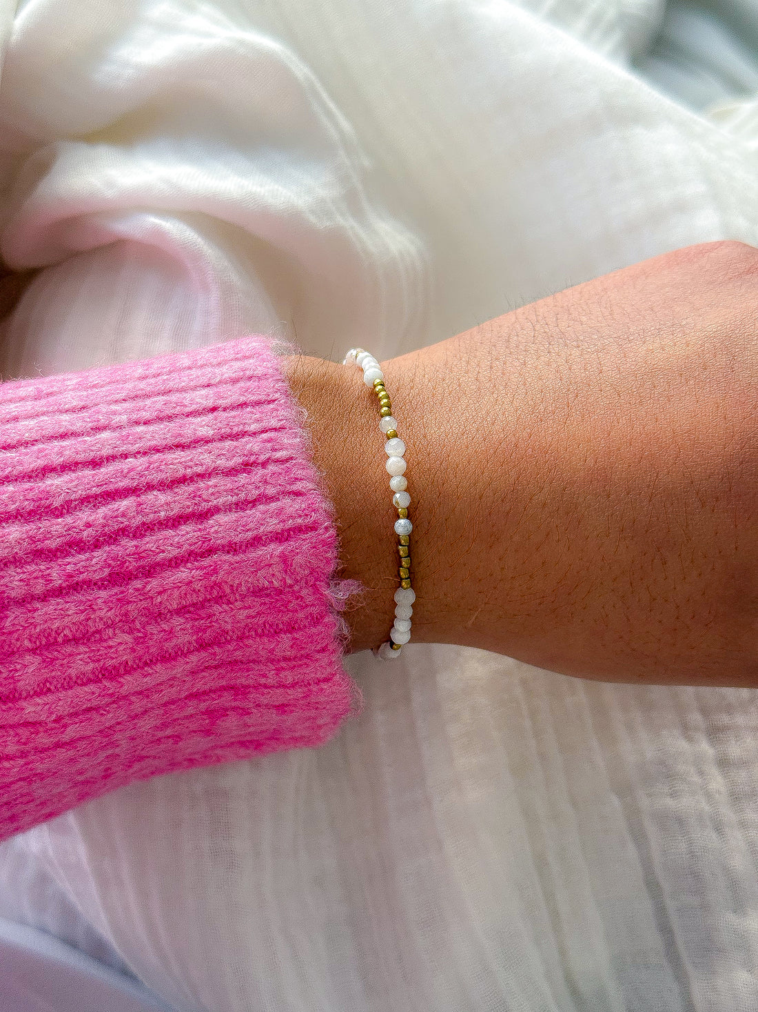 Bracelet IRIS Pierre de Lune - Équilibre intérieur, Intuition, féminité