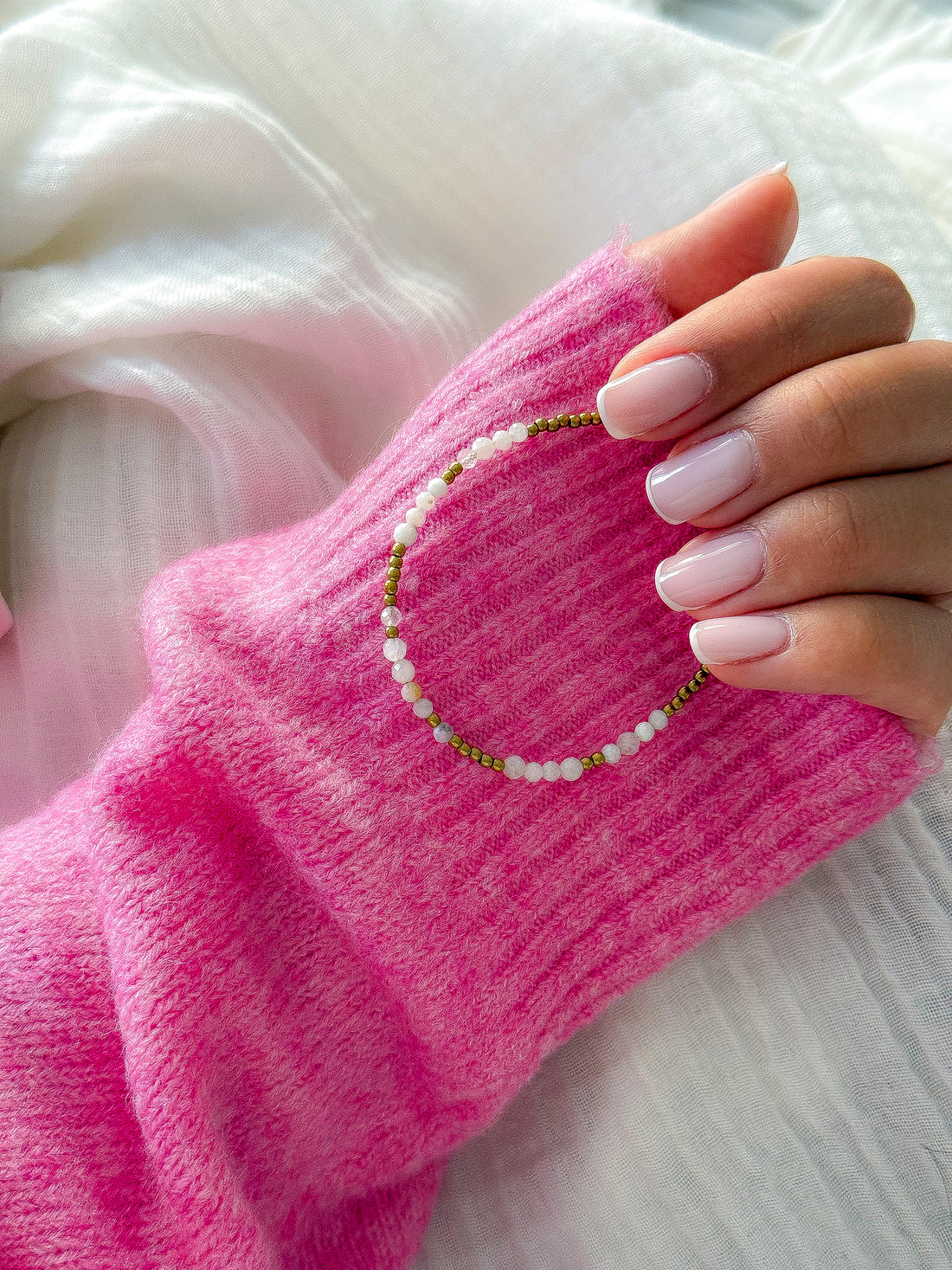 Bracelet IRIS Pierre de Lune - Équilibre intérieur, Intuition, féminité