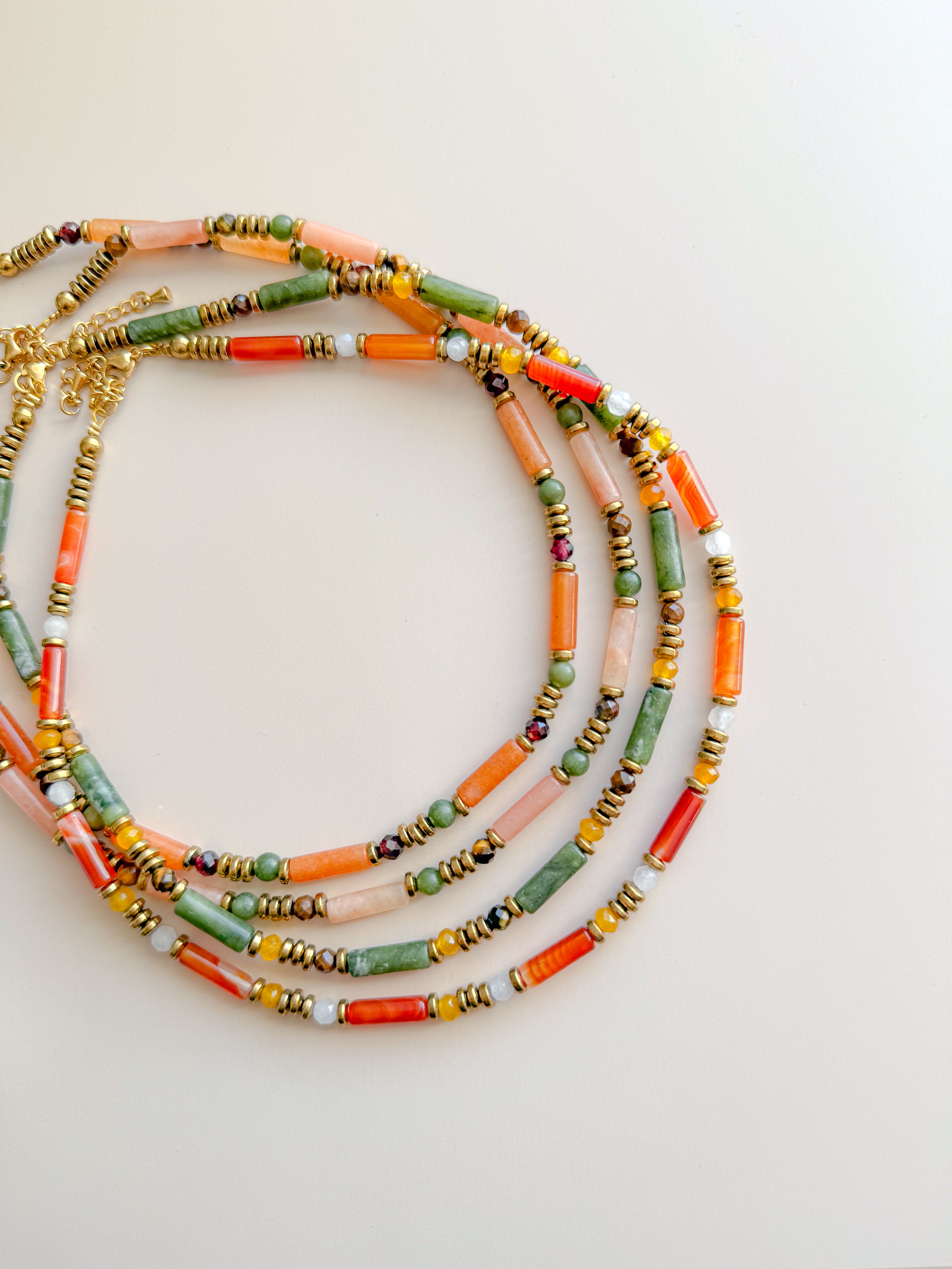 Collier BARBARA Aventurine - Chance, protection & optimisme