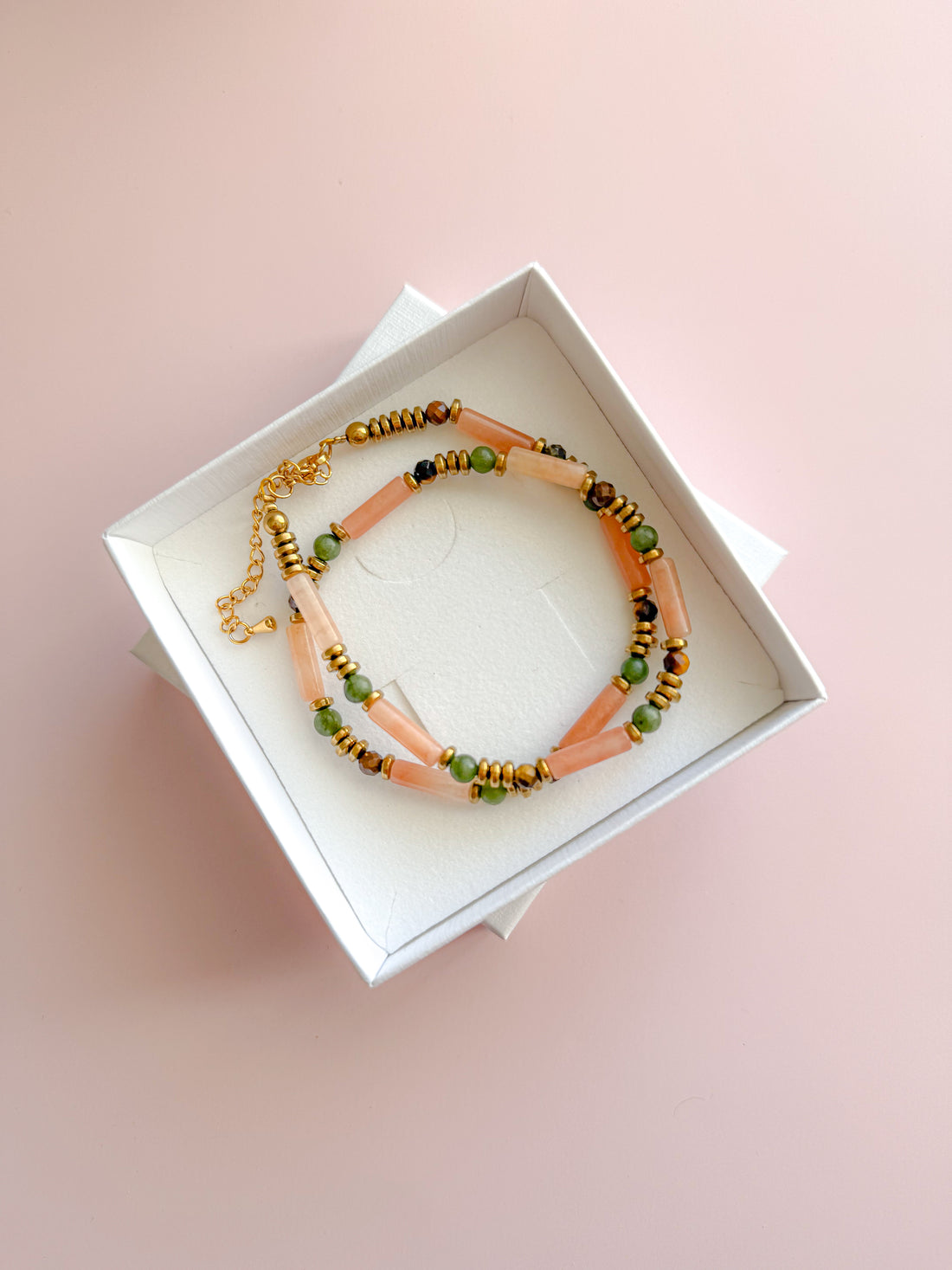 Collier BARBARA Quartz rose - Amour de soi, protection énergétique, lâcher-prise