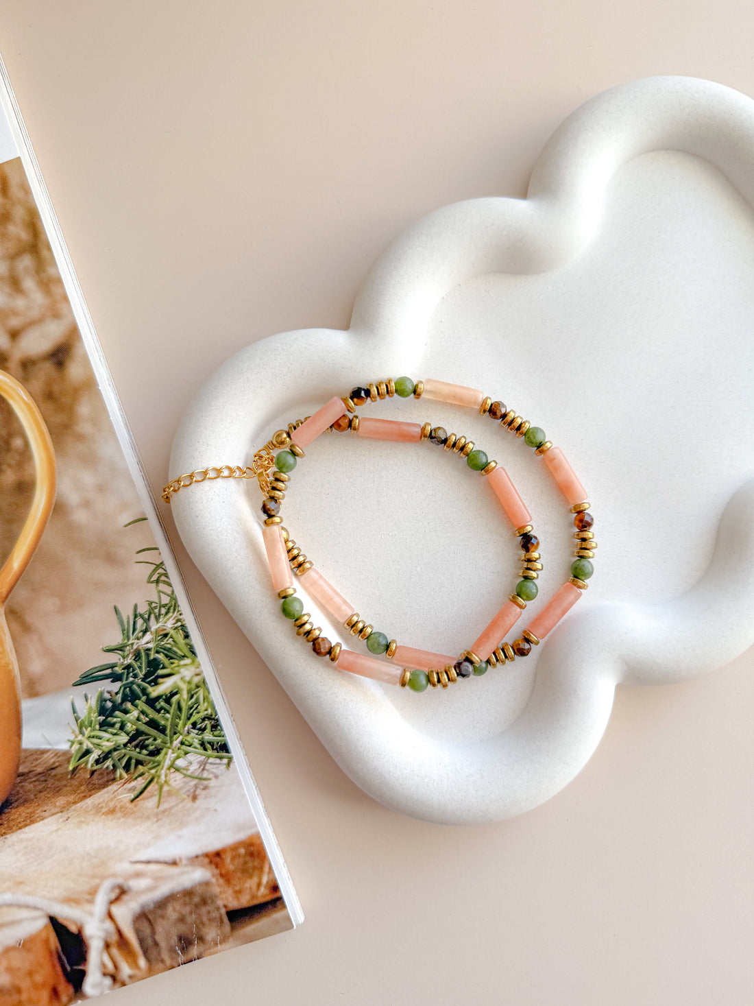 Collier BARBARA Quartz rose - Amour de soi, protection énergétique, lâcher-prise