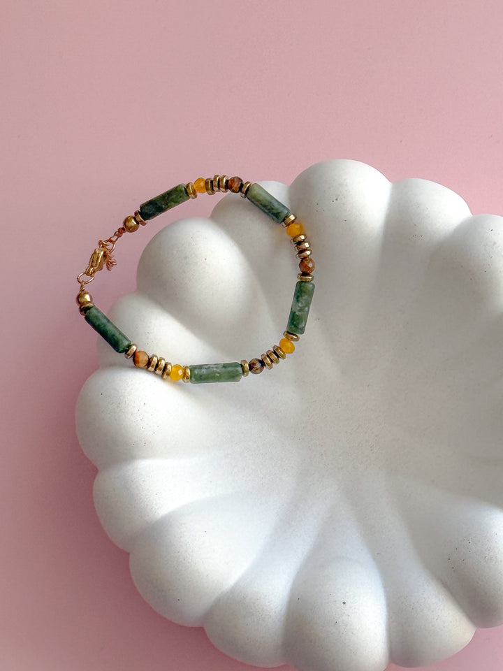 Bracelet BARBARA Aventurine - Chance, protection & optimisme