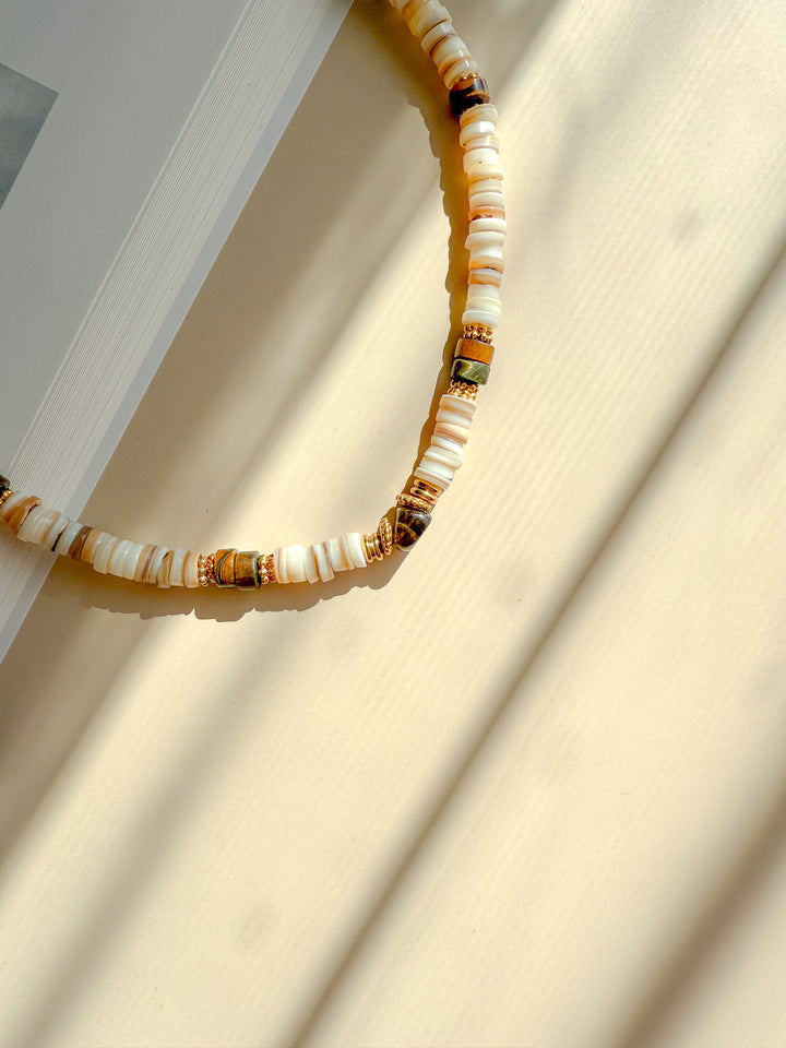 Collier LEELOO Oeil de Tigre - Protection, confiance en soi & stabilité émotionnelle