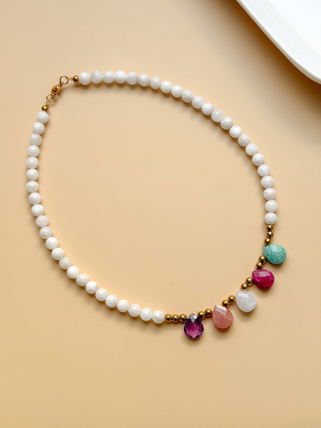 Collier KALANCHOE Pierre de Lune - Connexion à soi, équilibre émotionnel, lâcher-prise