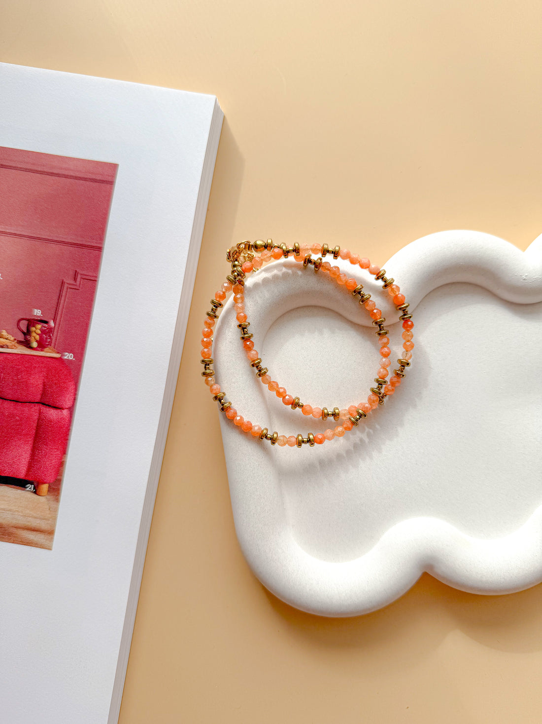 PIERRETTE Necklace - Orange Agate