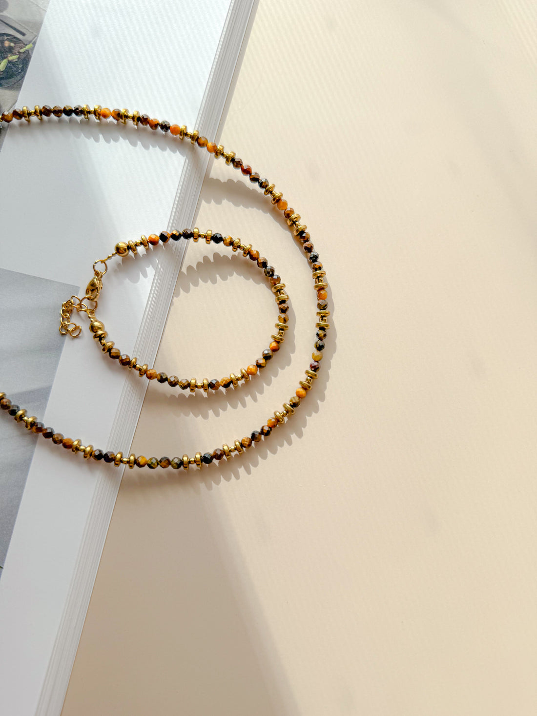 Collier PIERRETTE Oeil de Tigre - Protection, force intérieure, confiance en soi