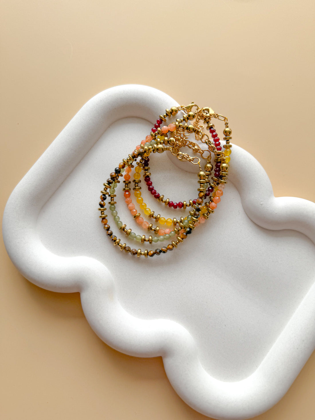 Bracelet PIERRETTE Jade jaune - Abondance, confiance en soi, stabilité émotionnelle