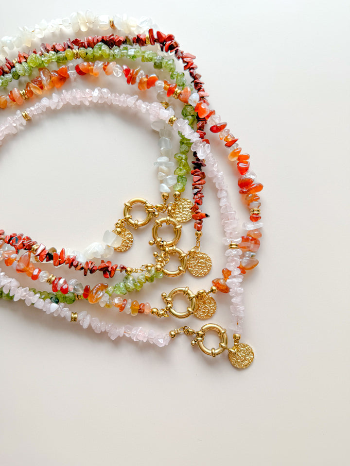 Collier NADÈGE personnalisable - Pierre unique