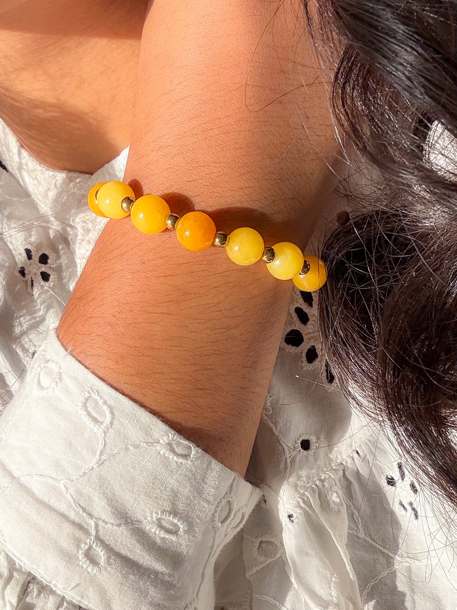 Bracelet DENISE Jade - Estime de soi, stabilité émotionnelle & positivité