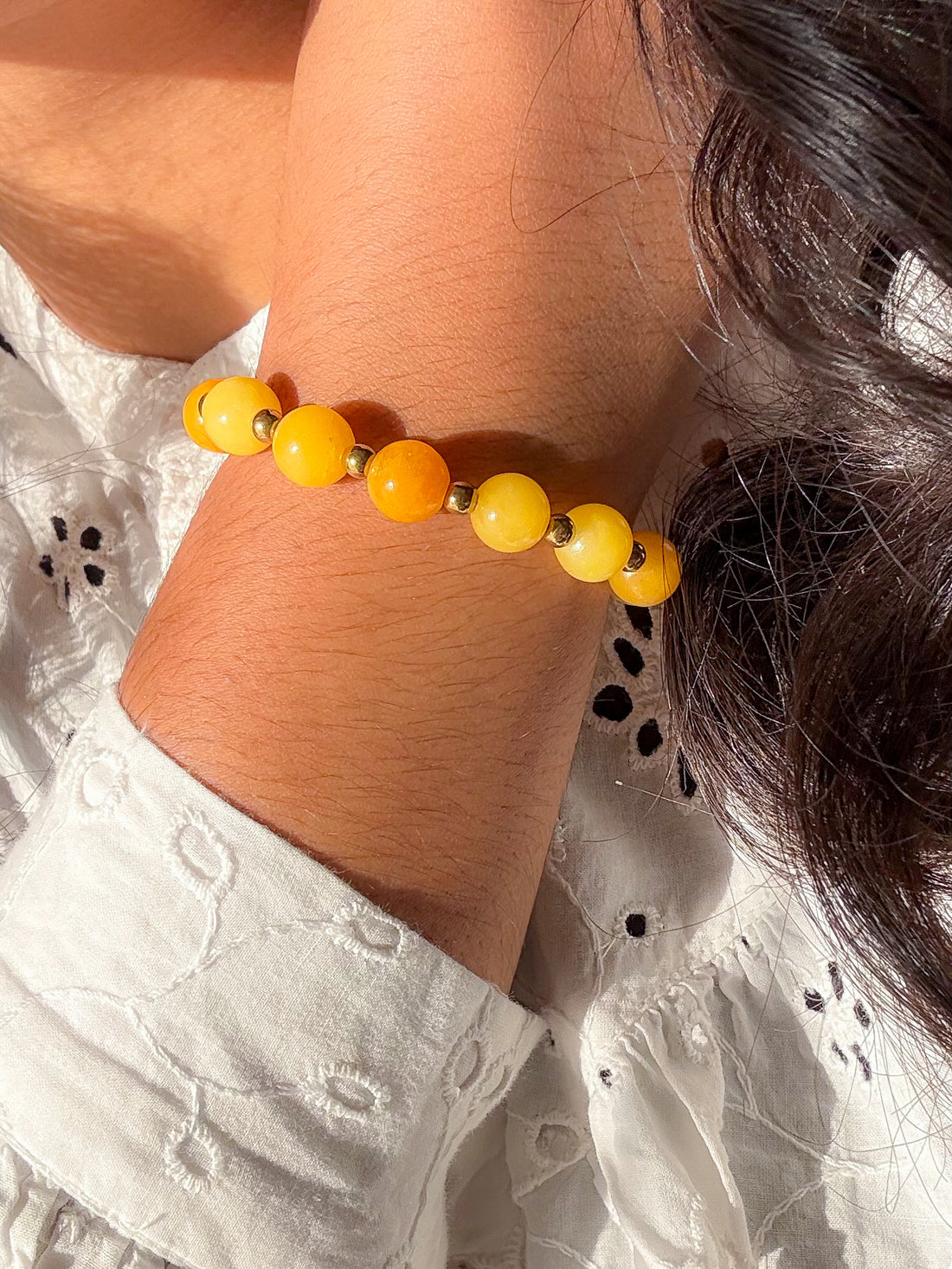 Bracelet DENISE Jade - Estime de soi, stabilité émotionnelle & positivité