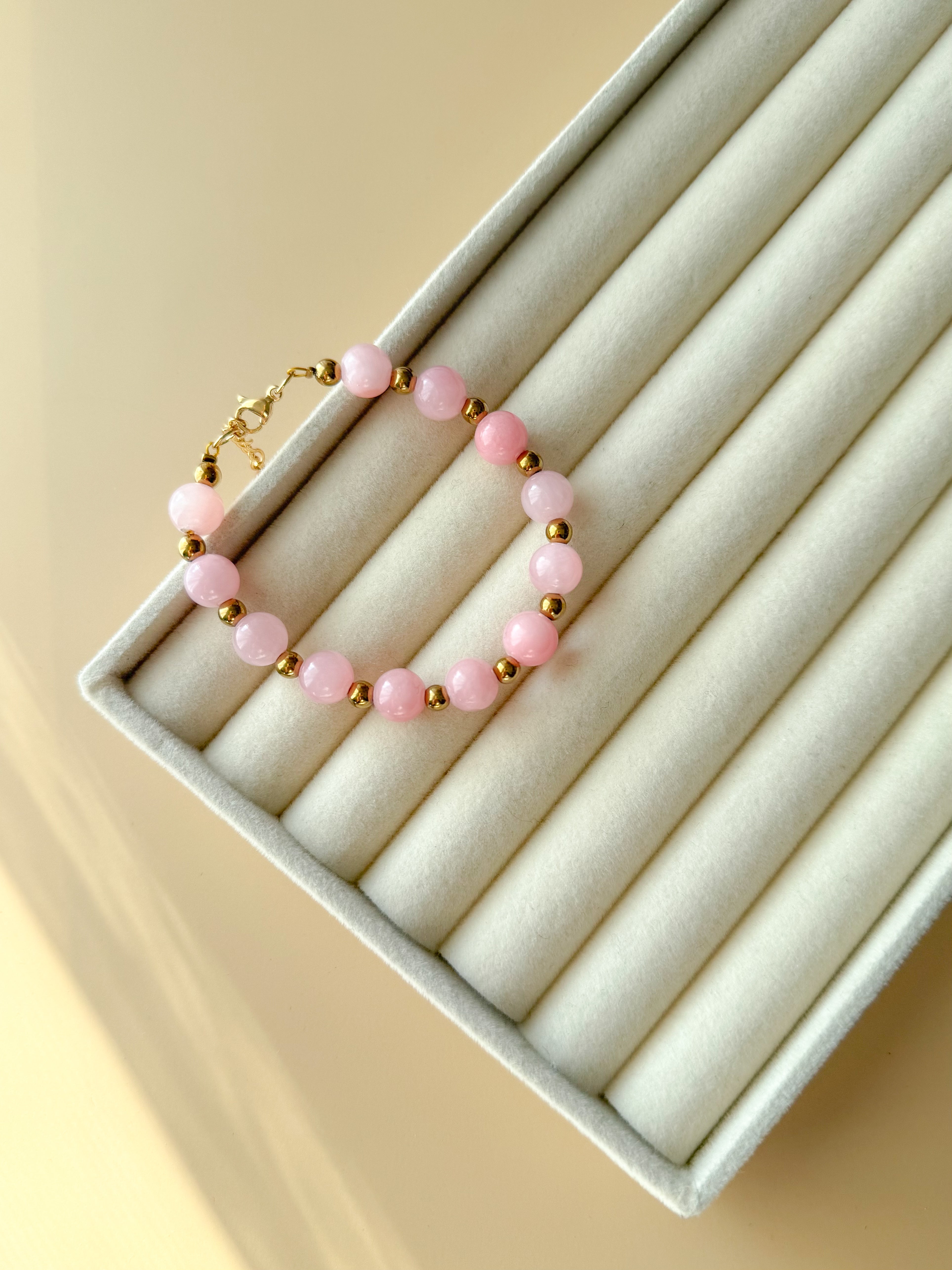 Bracelet DENISE Calcite rose - Amour de soi, guérison des blessures affectives