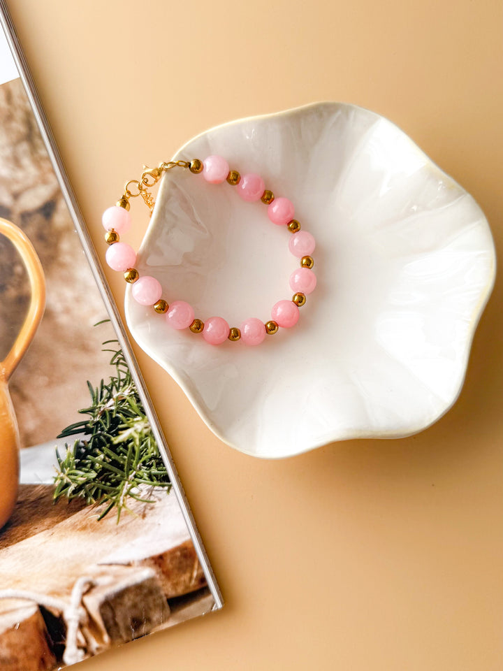 Bracelet DENISE Calcite rose - Amour de soi, guérison des blessures affectives