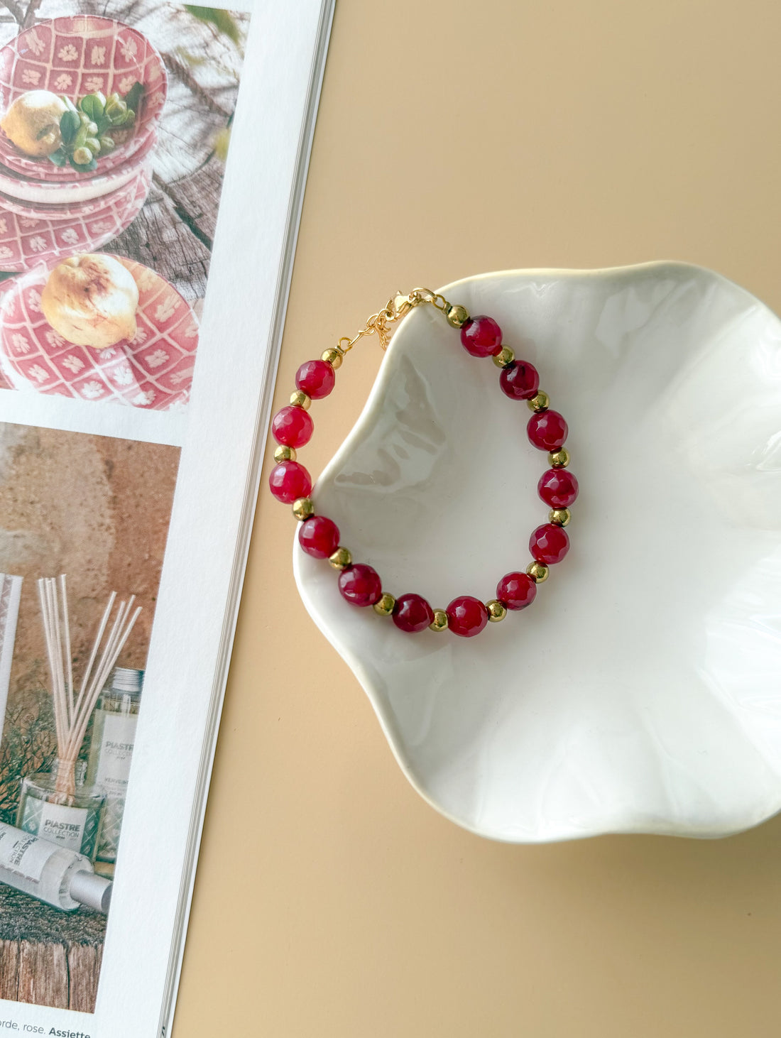 Bracelet DENISE Jade - Équilibre intérieur, stabilité, détermination