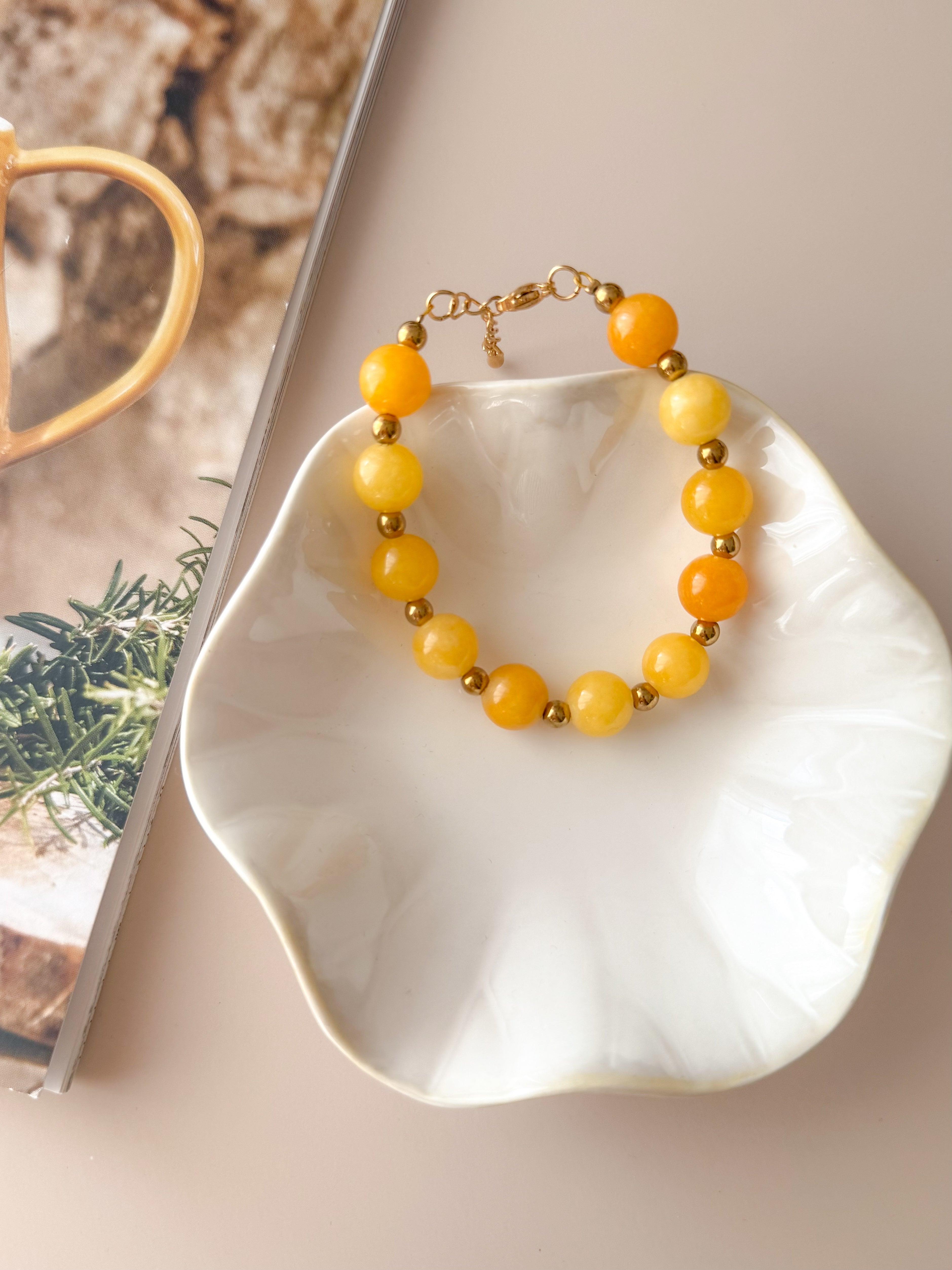 Bracelet DENISE Jade - Estime de soi, stabilité émotionnelle & positivité