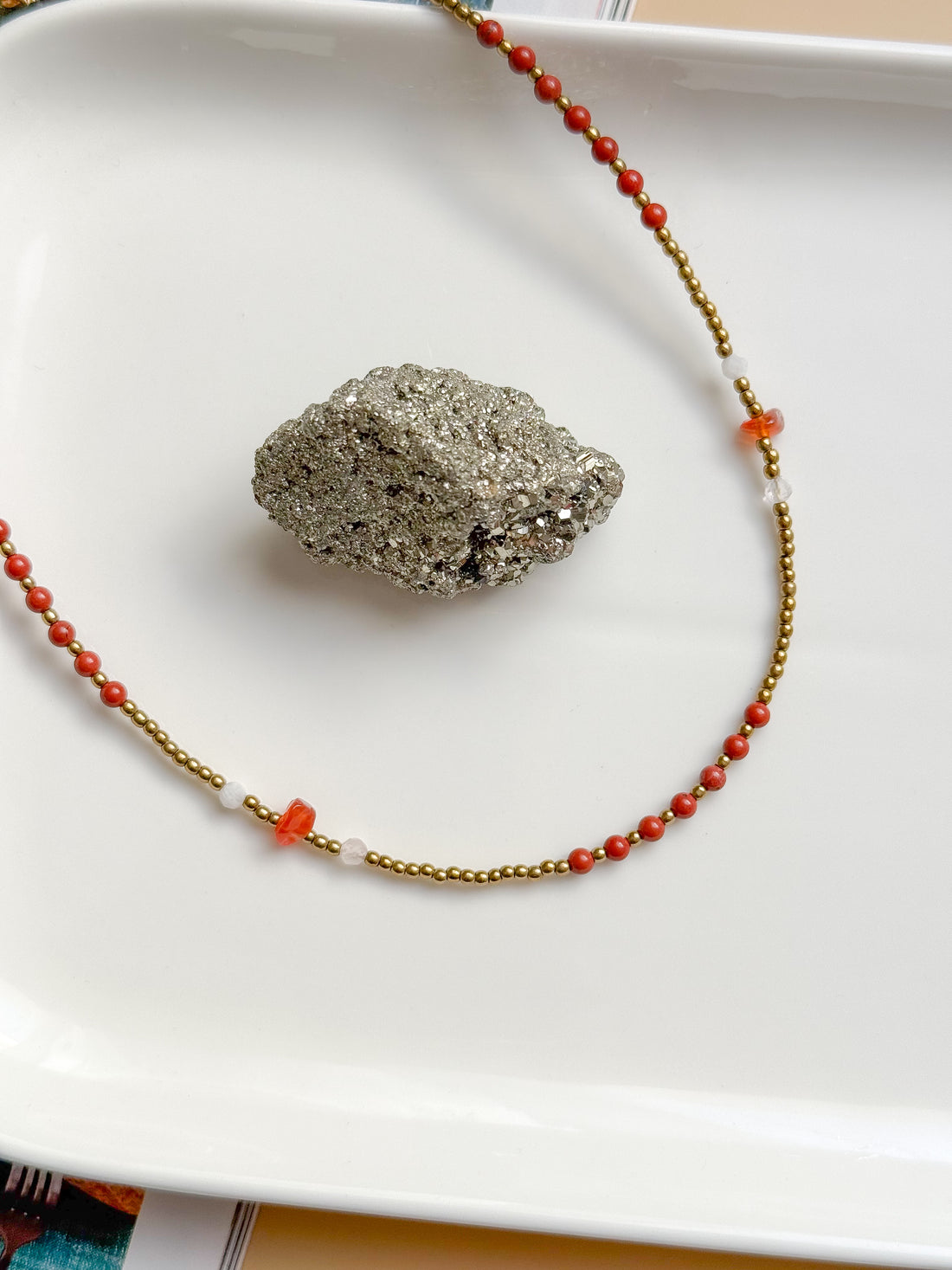 Collier IRIS personnalisable - base perles