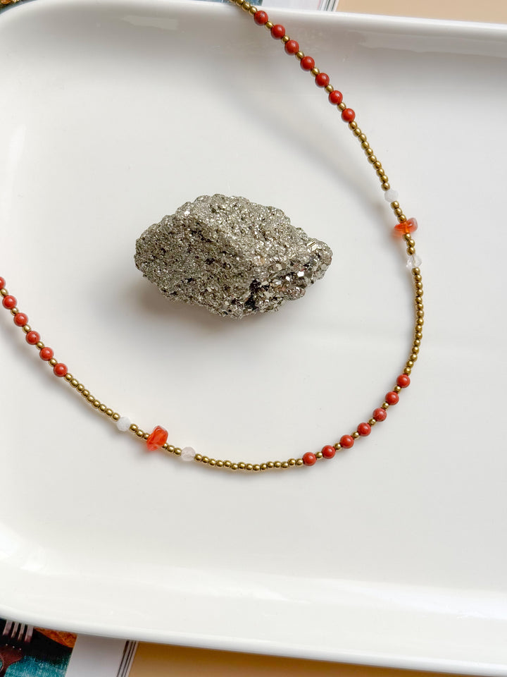 Collier IRIS personnalisable - base perles