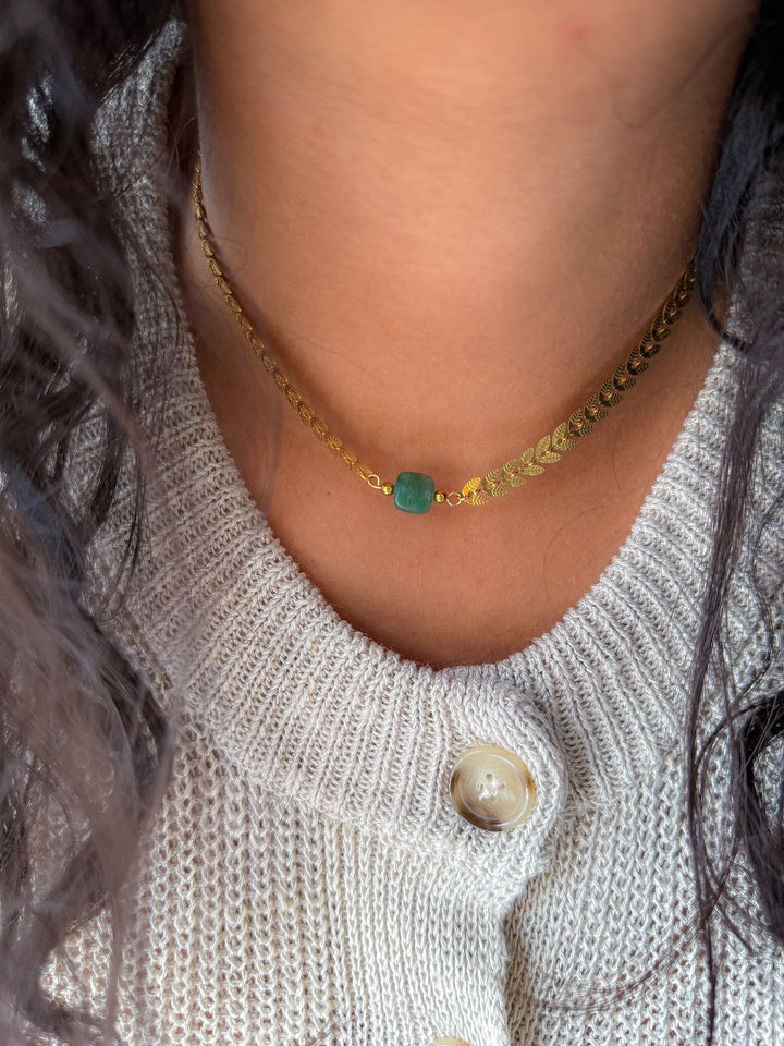 Collier MARIANNE - Aventurine