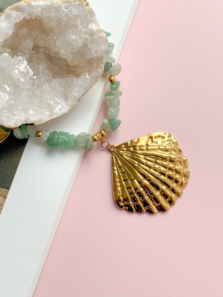Collier LISETTE Aventurine - Optimisme, chance & apaisement émotionnel