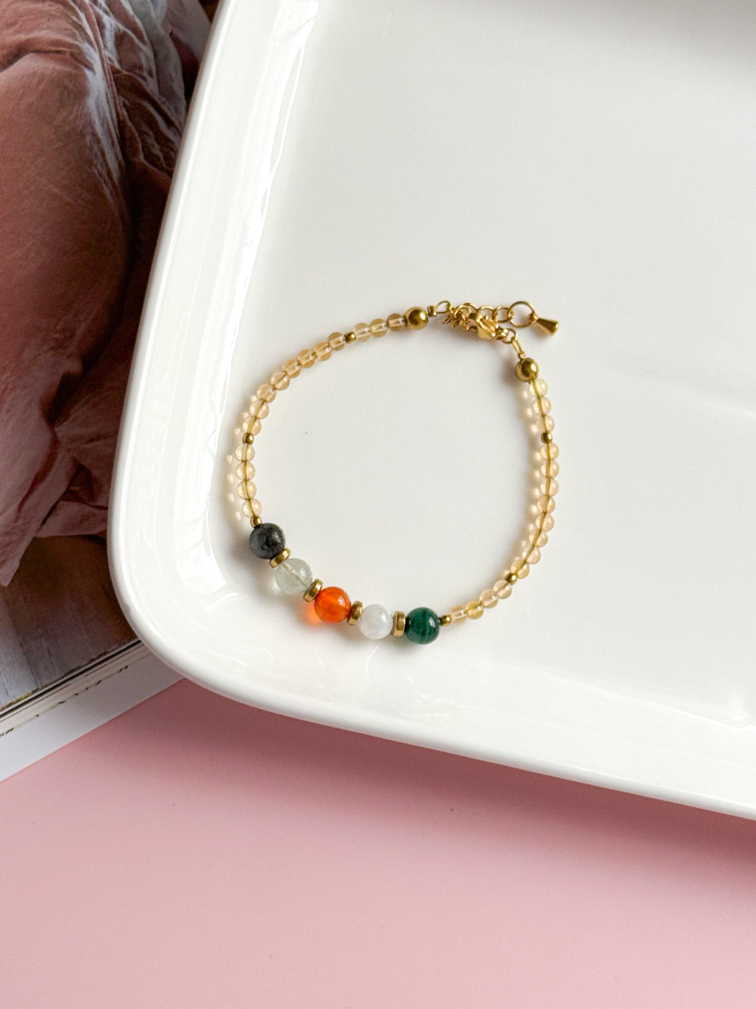 Bracelet AMANDINE - Base Citrine