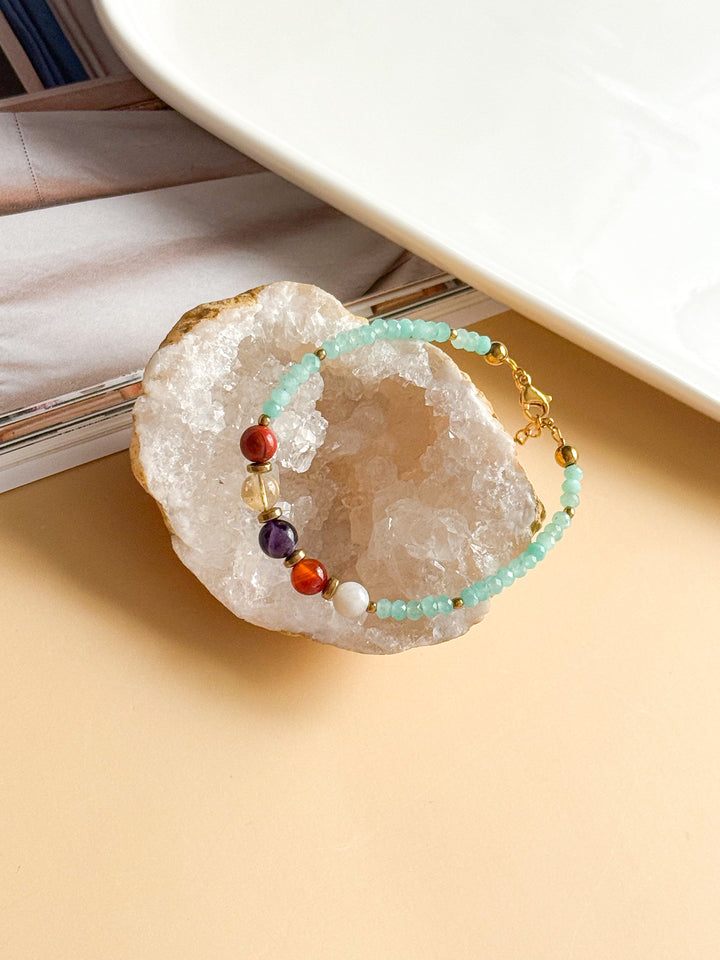 Bracelet AMANDINE - Base Amazonite
