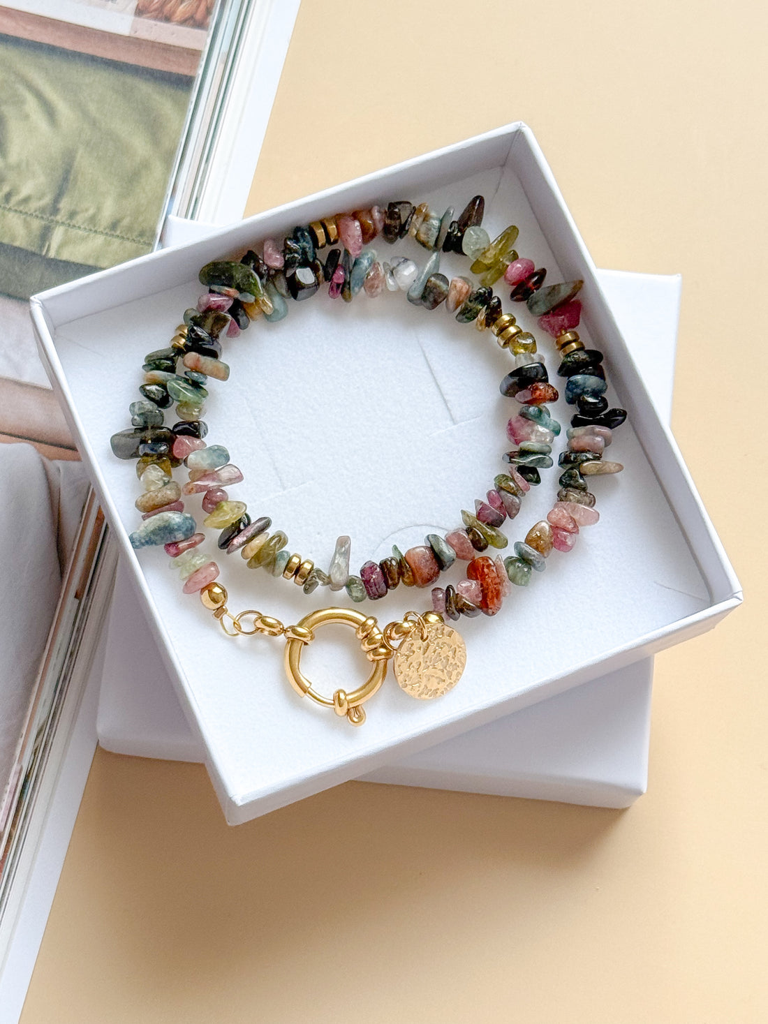 Collier NADÈGE - Agate Indienne